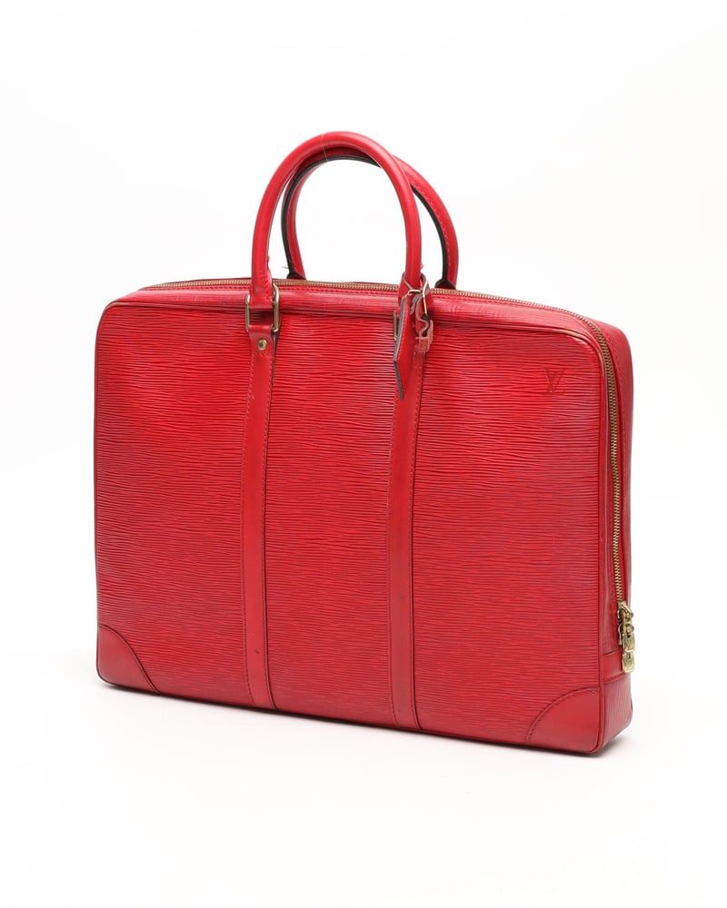 Louis Vuitton Epi Porte Document Voyage Business Bag
