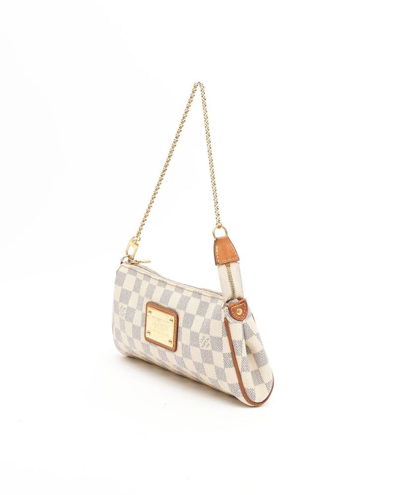 Louis Vuitton Damier Azur Eva Pochette Bag