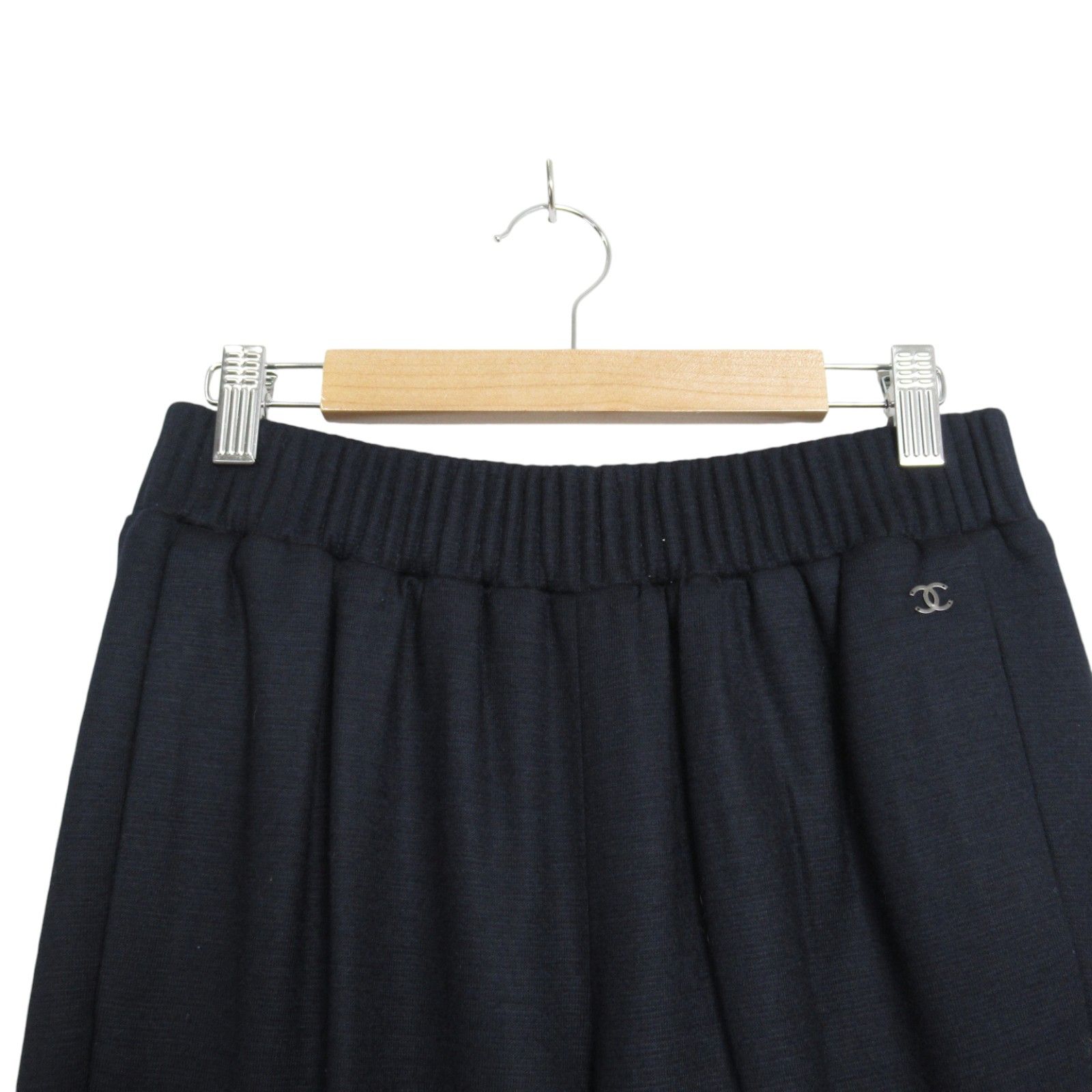 Chanel Sweatpants Wool Navy 34