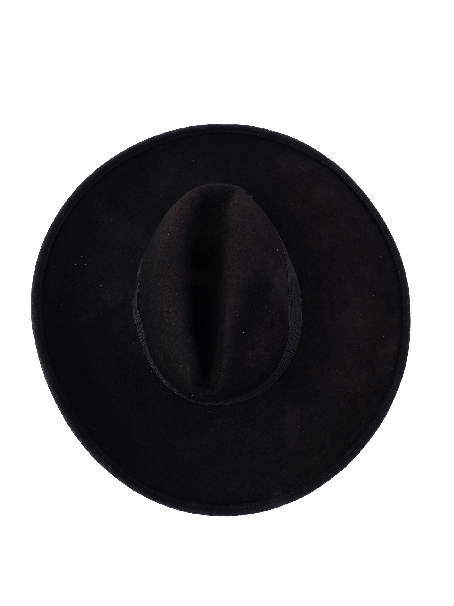 Excellent Weekend MaxMara Black Wool Fedora Hat Size M