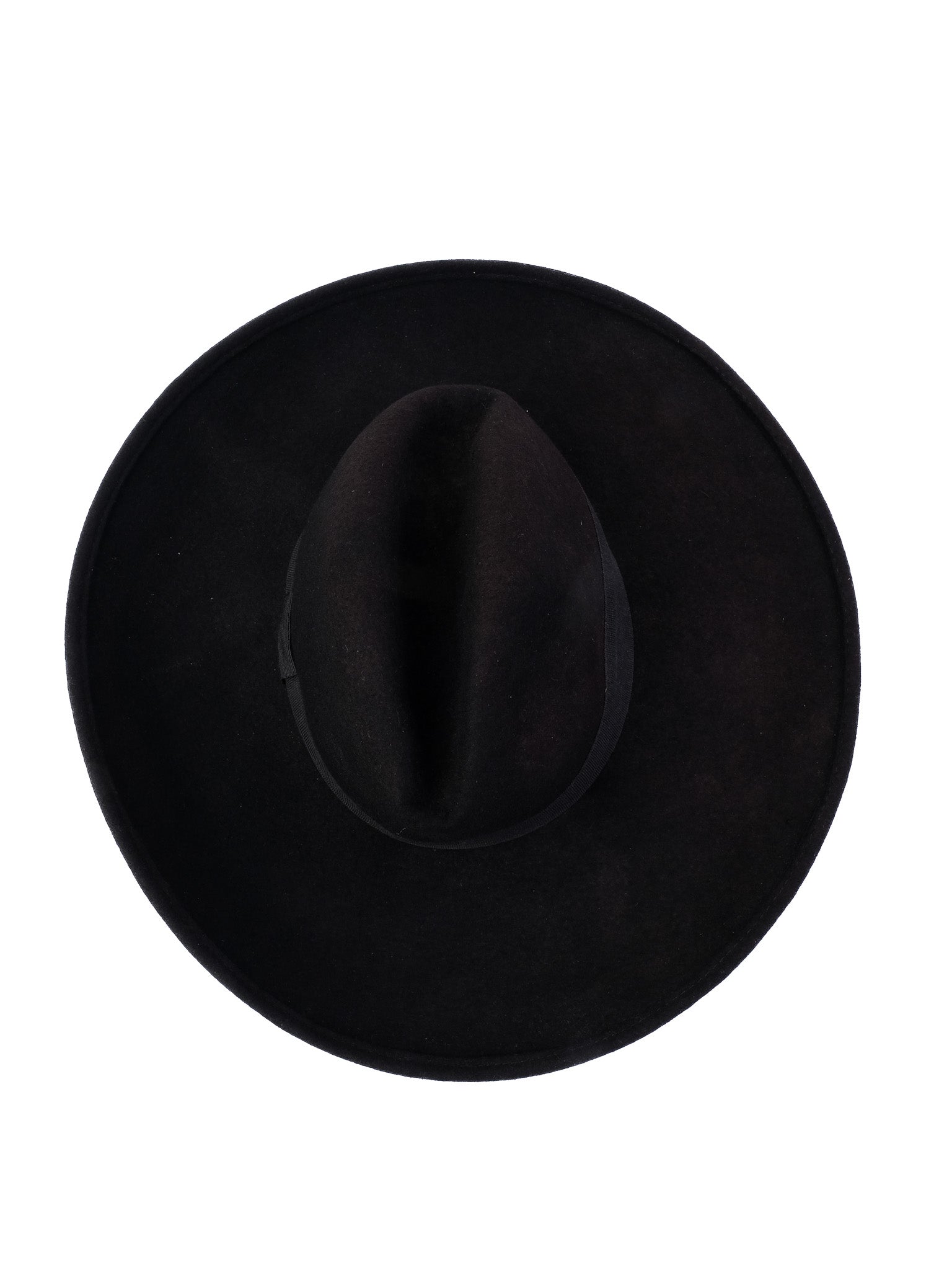 Excellent Weekend MaxMara Black Wool Fedora Hat Size M