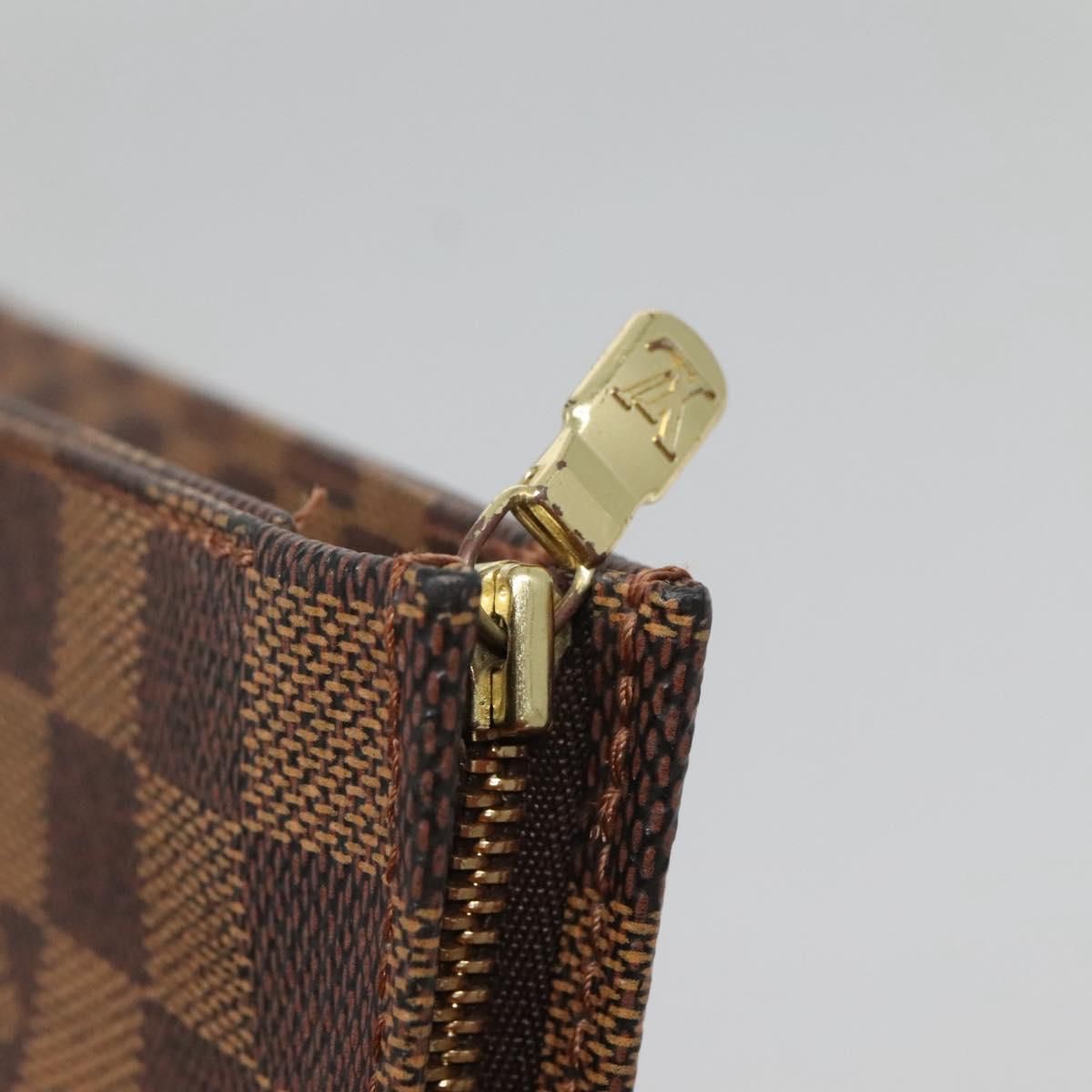 Louis Vuitton Damier Ebene Poche Toilette 26 Pouch N 47543 Lv Auth