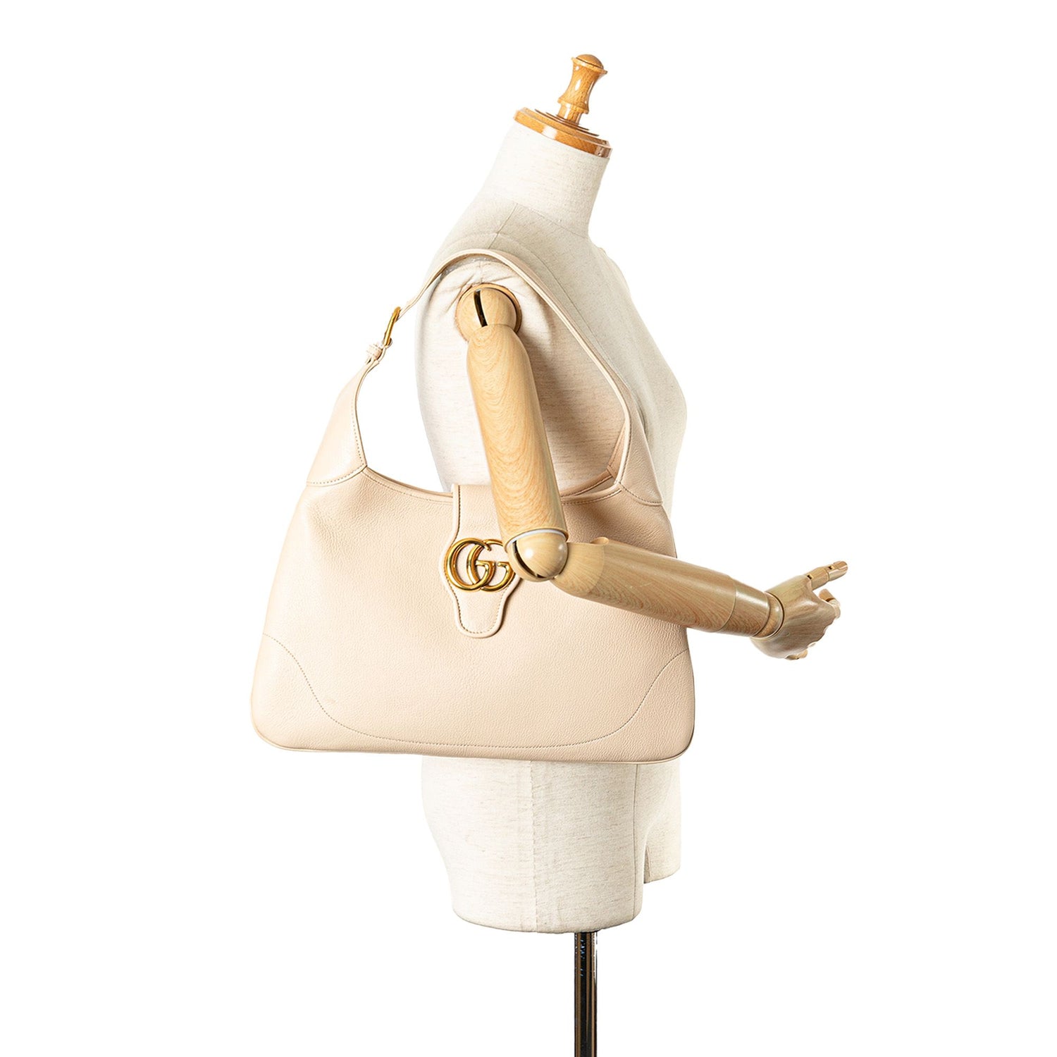 Gucci Medium Leather Aphrodite Crossbody Brown