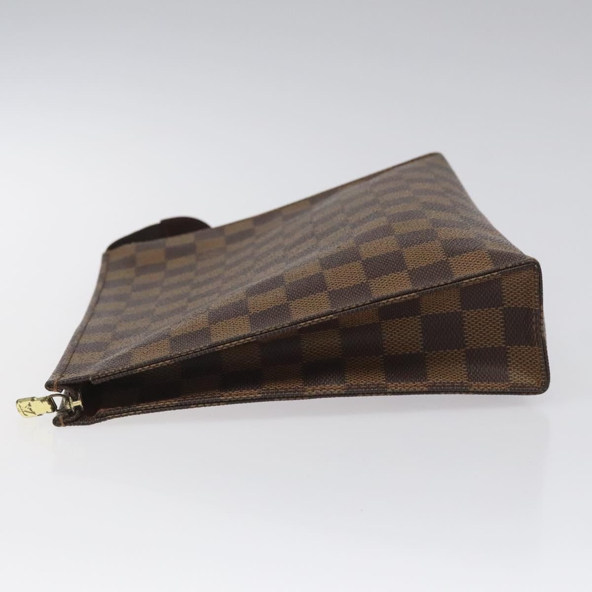 Louis Vuitton Damier Ebene Poche Toilette 26 Pouch N 47543 Lv Auth