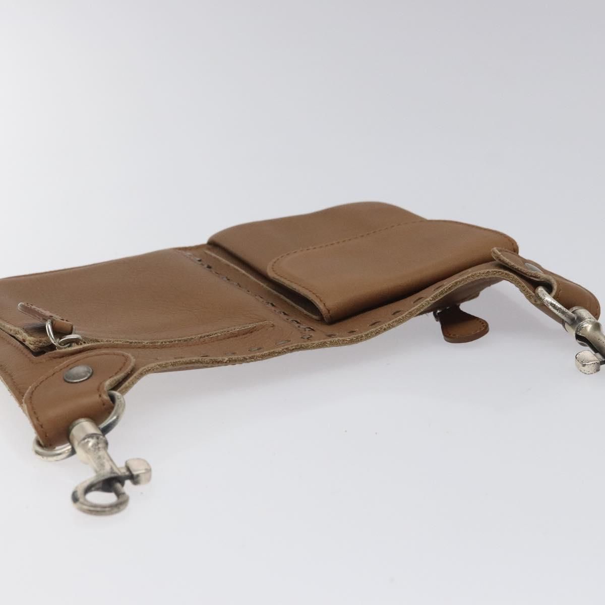 Bottega Veneta Waist Bag Leather Brown Auth