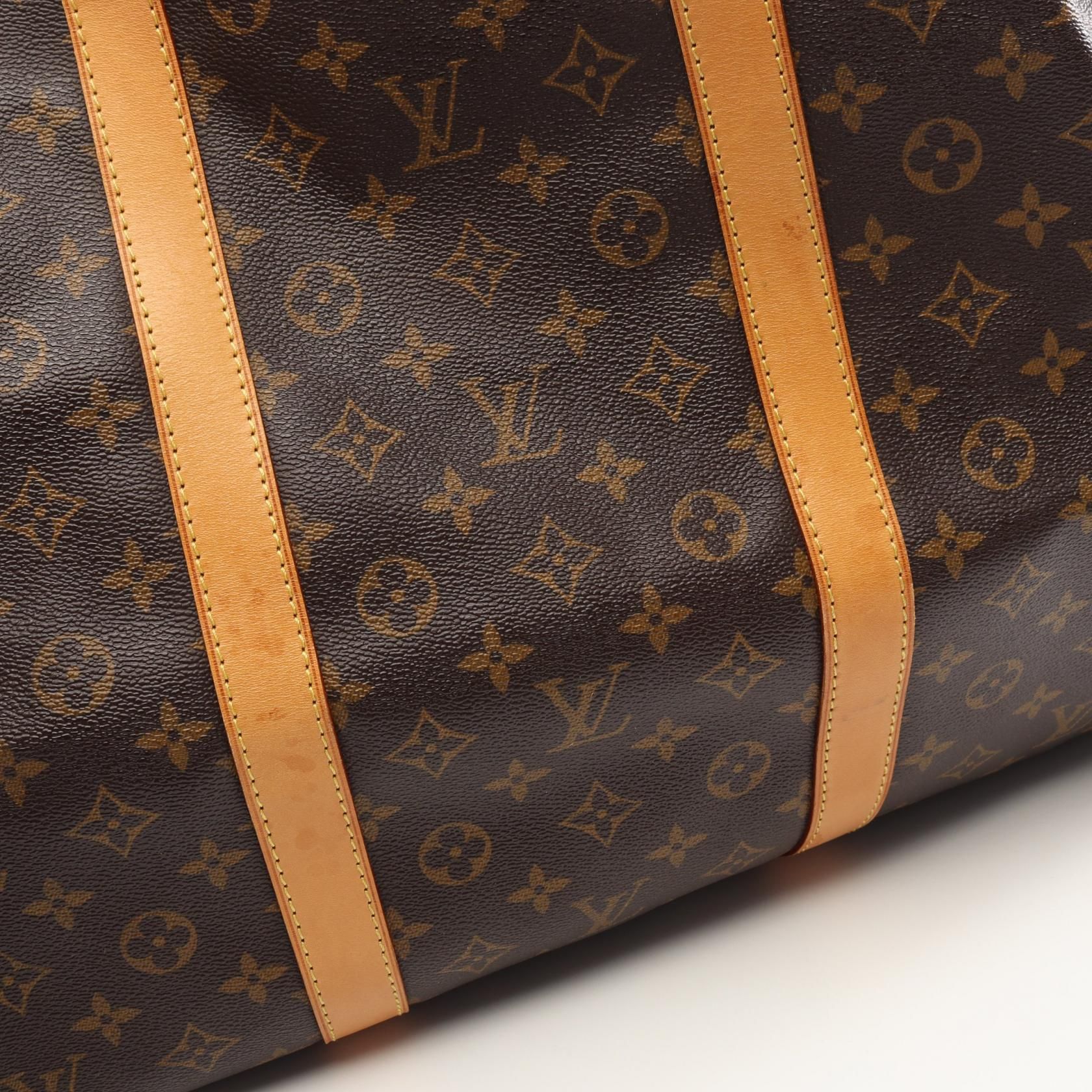Louis Vuitton Keepall Bandriere 60 Brown Boston Bag M 41412