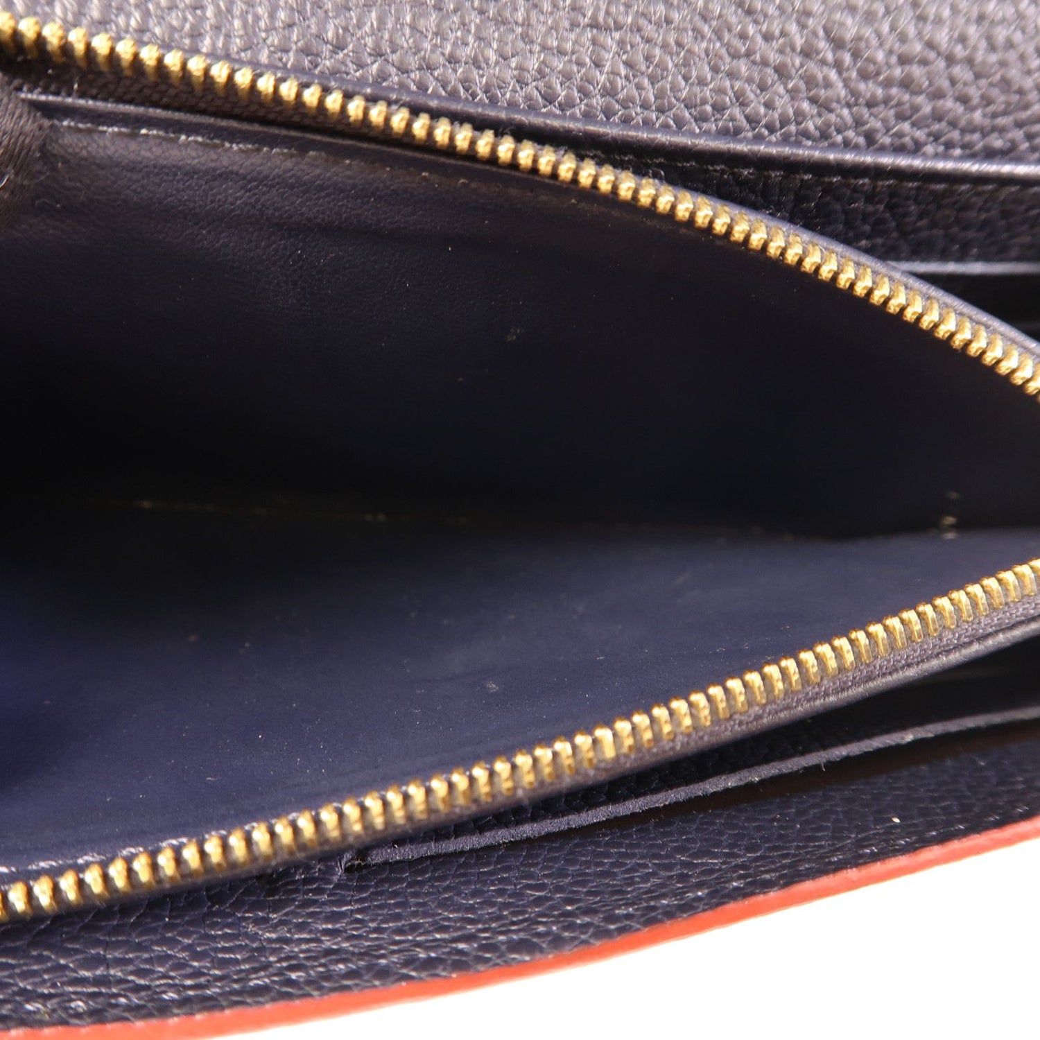 Louis Vuitton Empreinte Sarah Long Wallet Navy Blue Bifoldpurse M 61182