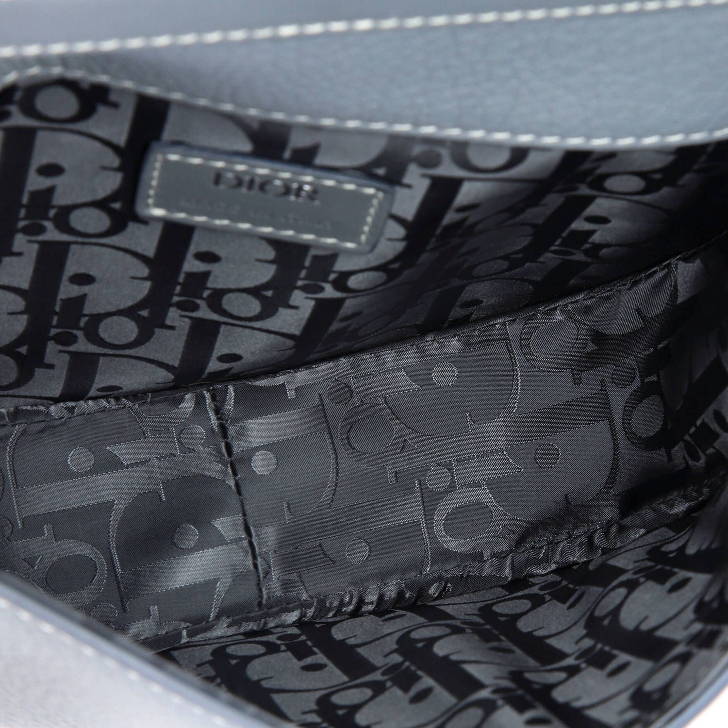Christian Dior Gallop Flap Messenger Bag Leather Mini