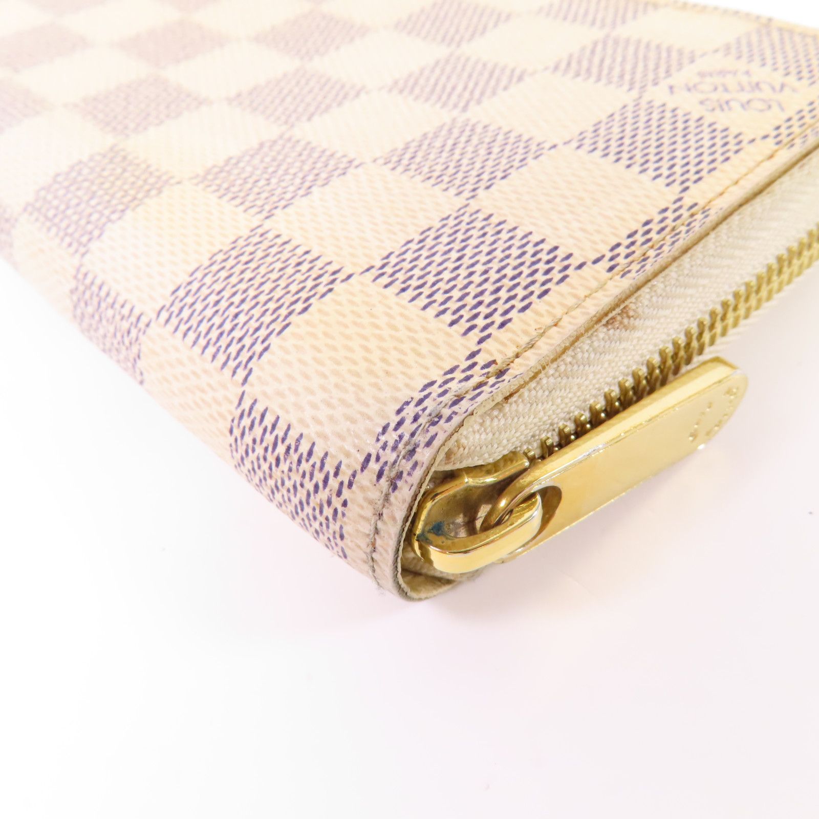 Louis Vuitton Zippy Wallet NM, Damier Azur