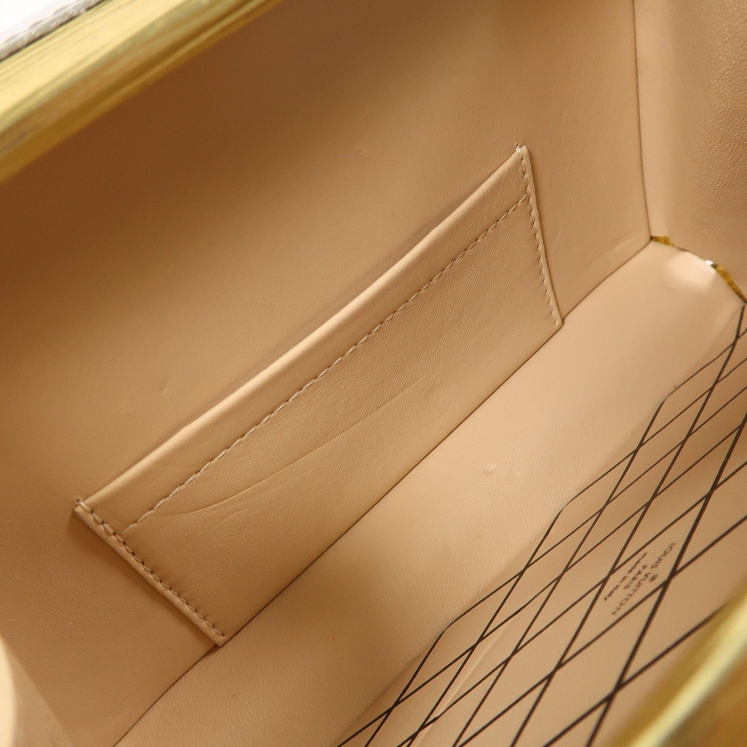 Louis Vuitton Epi/kinpu Petite Malle Kinpaku/ginpaku Shoulder Back Bag Golden Gold Shoulder Bag M 50017