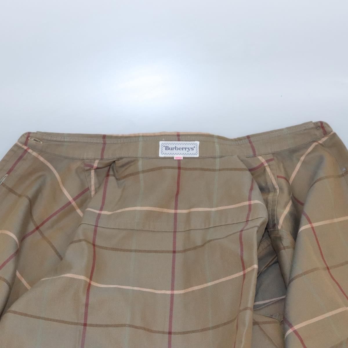 Burberrys Nova Check Shirt Cotton Beige Auth