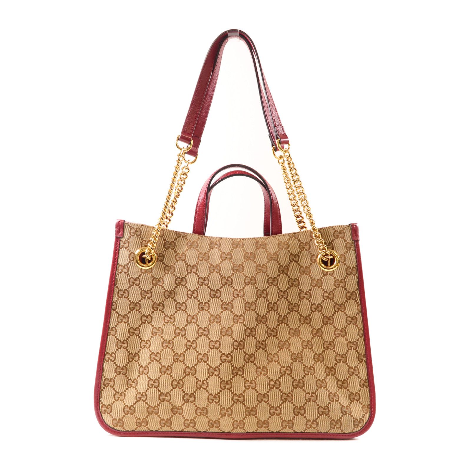 Gucci Medium Horsebit 1955 Chain Tote, GG Canvas
