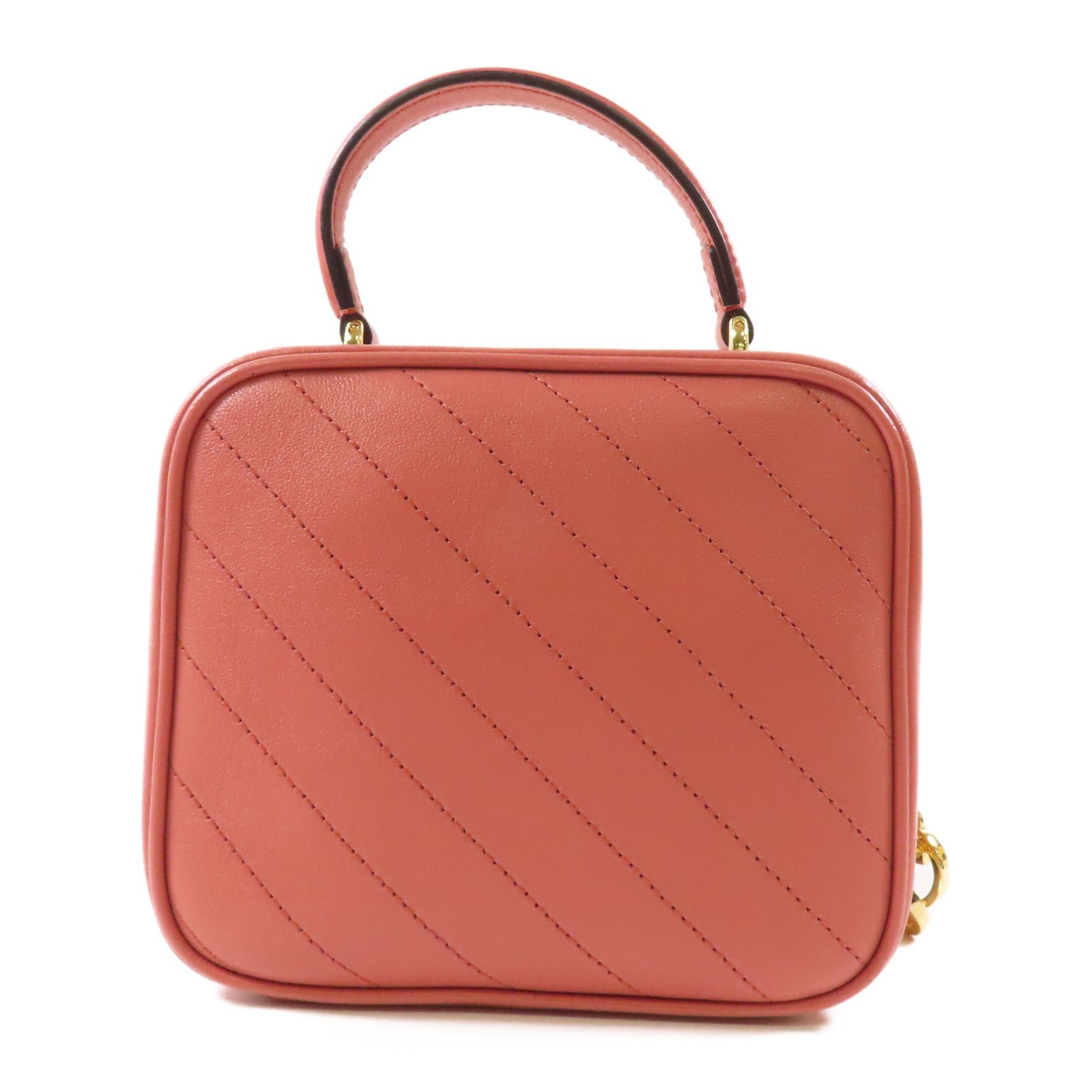 Gucci Cowhide Leather Blondie Bag Hand-handed Shoulder And Back Bag 2way Shoulder Bag Pink Calfskin (cowhide) 74