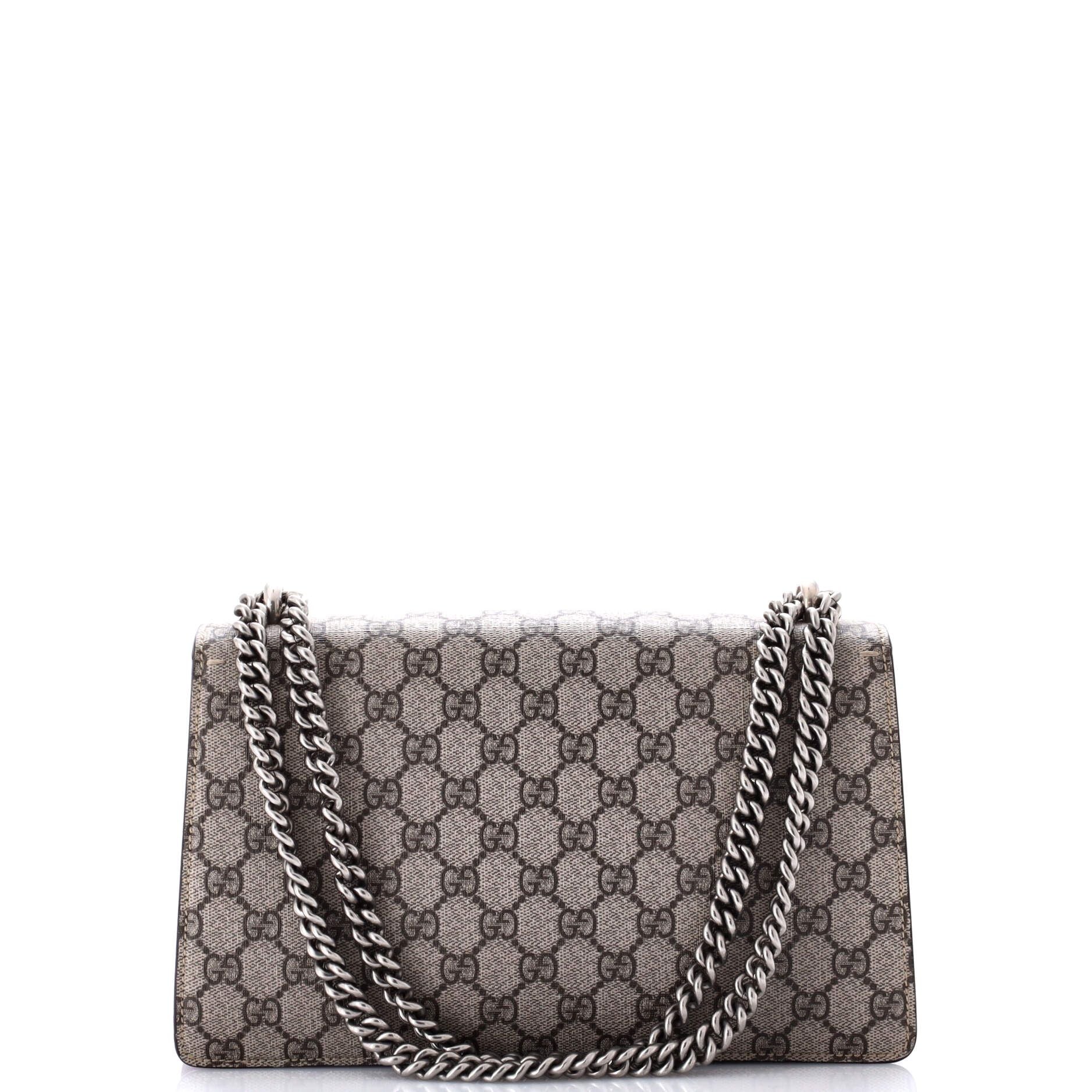 Gucci Dionysus Bag Embroidered Gg Coated Canvas Small