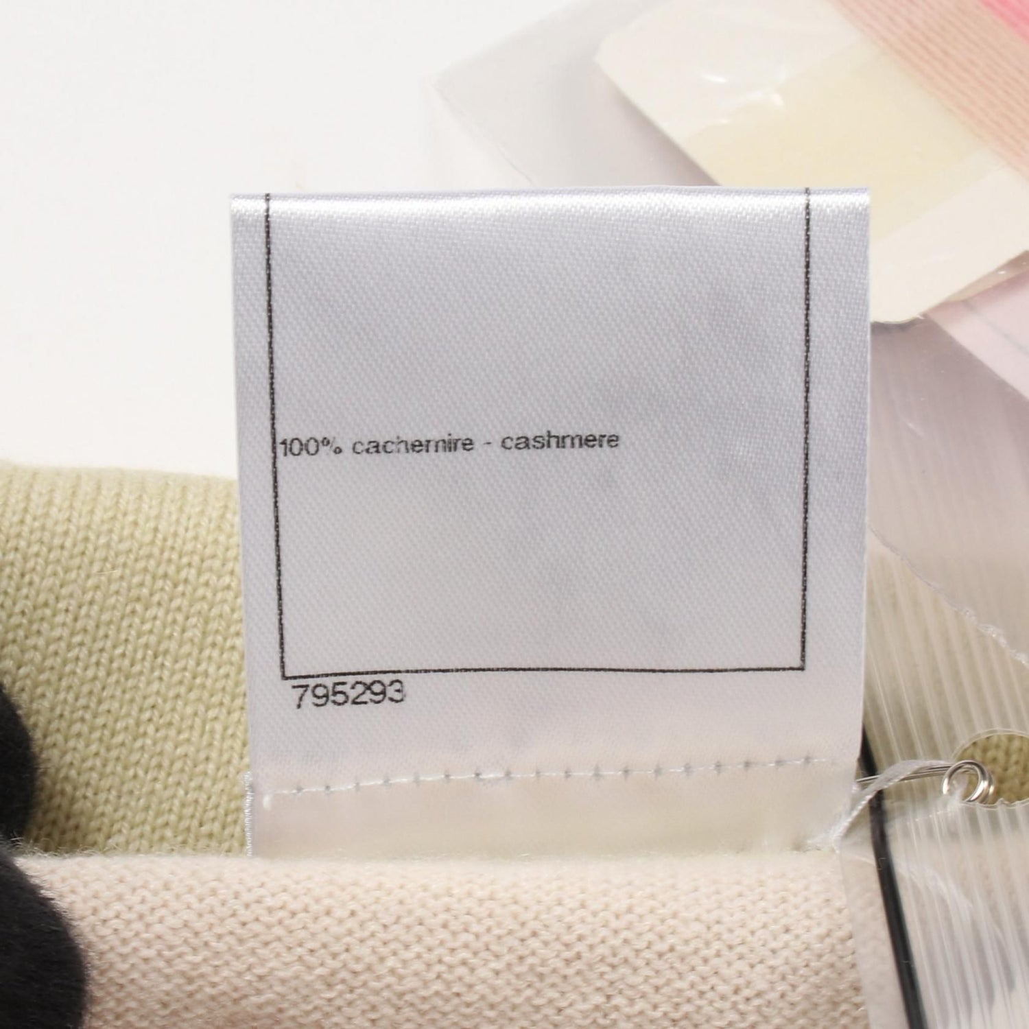 Chanel Pink Multicolor Coco Mark Button Knit Cashmere P 40309 K 02897