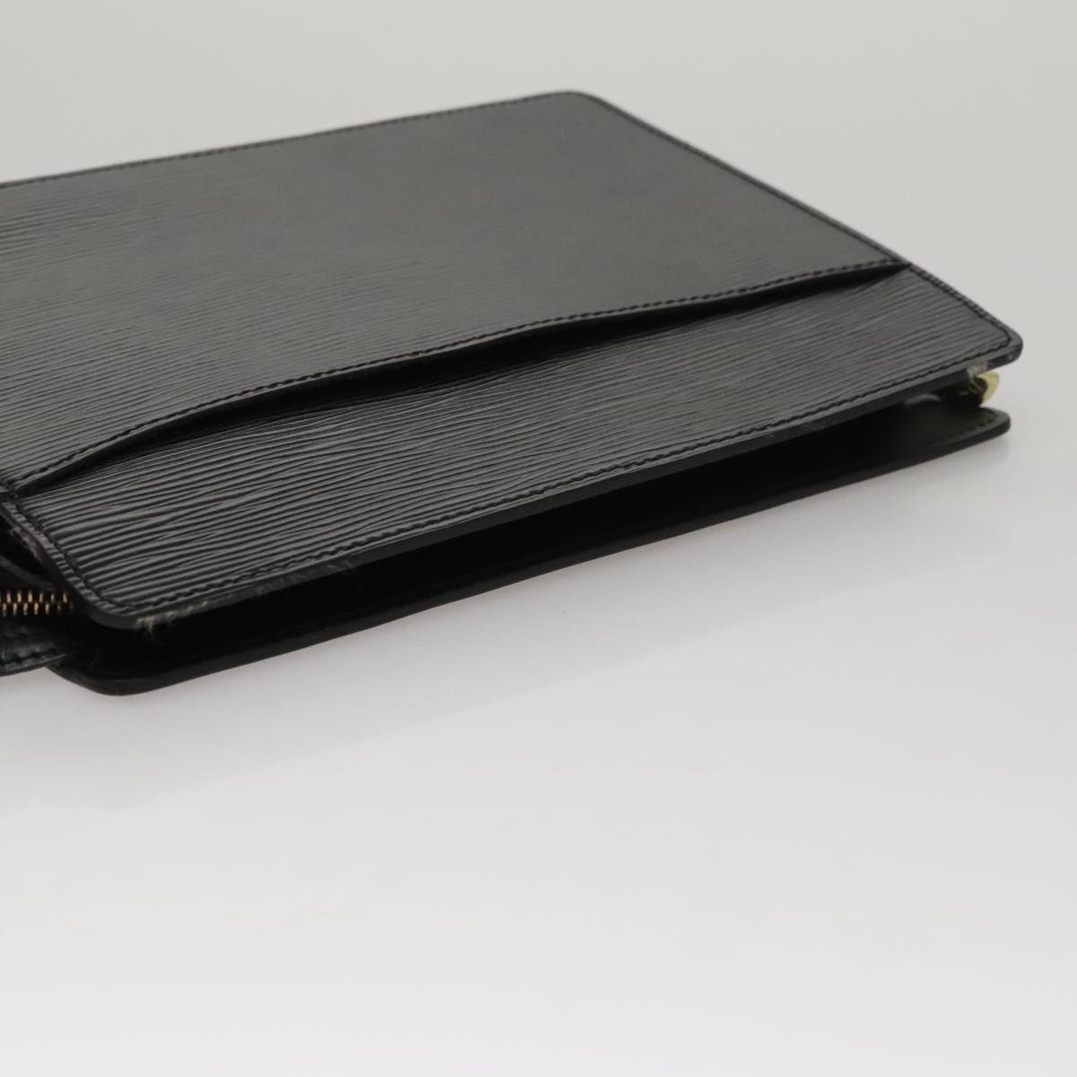 Louis Vuitton Epi Pochette Homme Clutch Bag Black Noir M 52522 Lv Auth