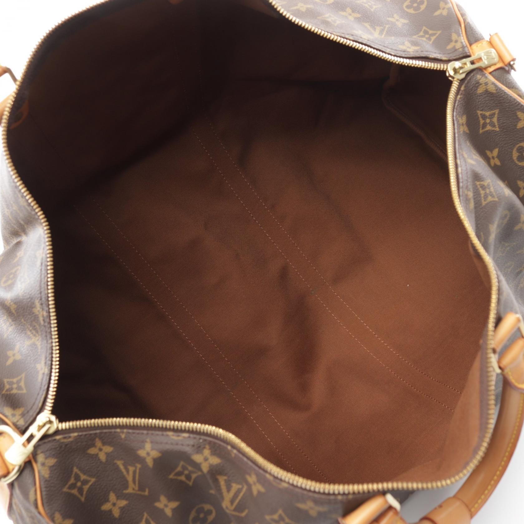 Louis Vuitton Keepall Bandriere 60 Brown Boston Bag M 41412