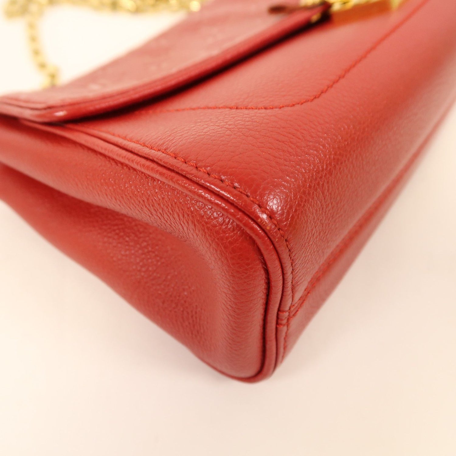 Louis Vuitton Empreinte St.germain Pm Kinxen Shoulder Back Bag Red Shoulder Bag M 48949