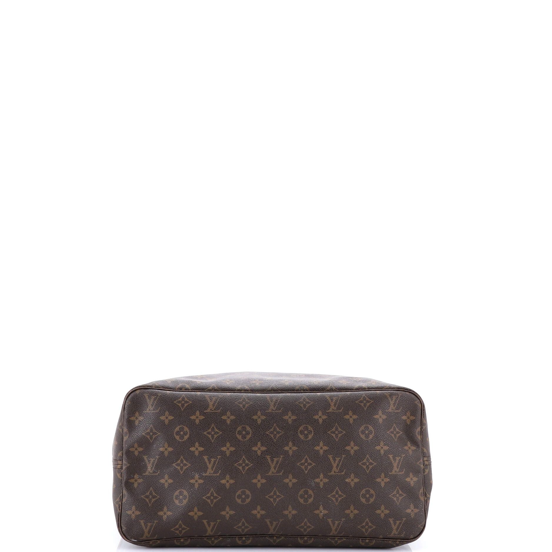 Louis Vuitton Neverfull Nm Tote Monogram Canvas Gm