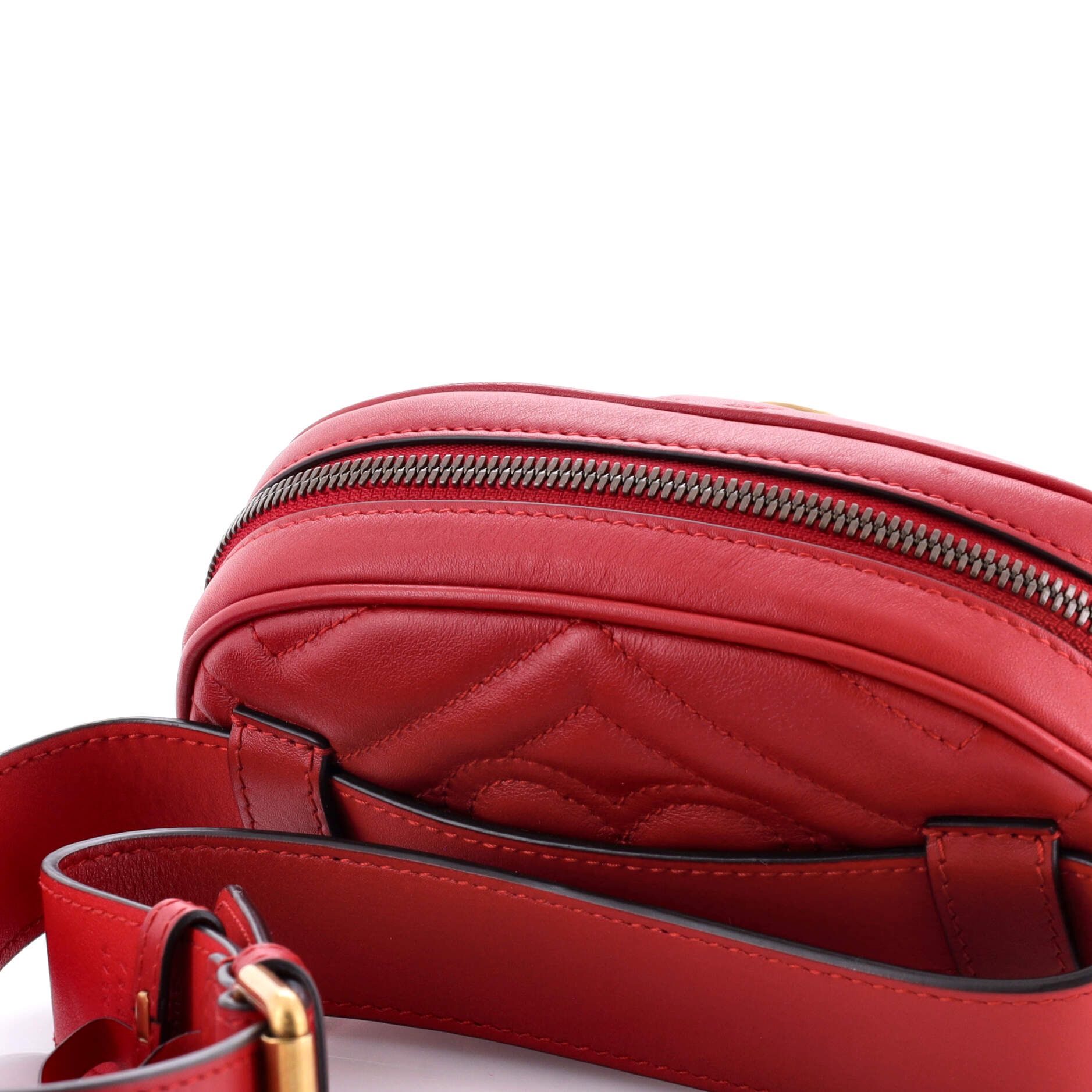 Gucci GG Marmont Belt Bag Matelasse Leather