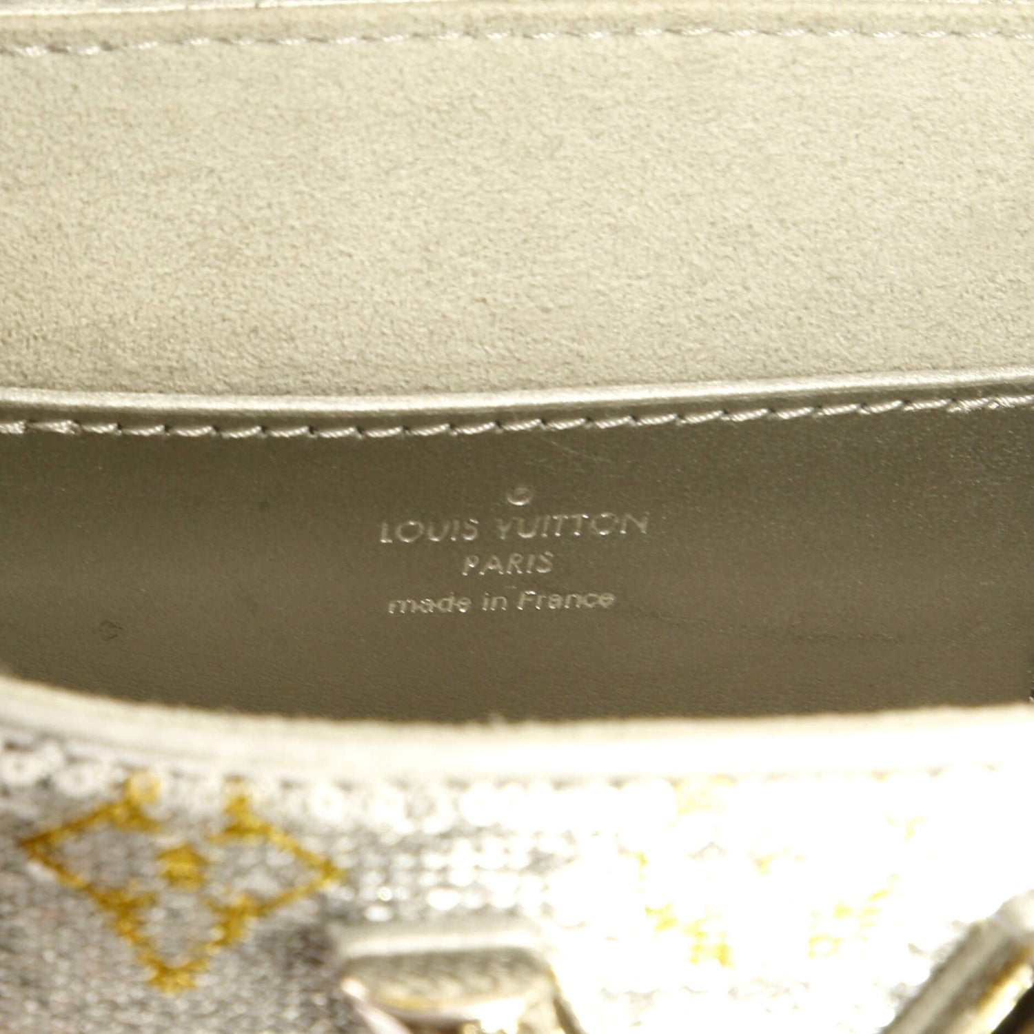 Louis Vuitton Twist Handbag Monogram Sequins Pm