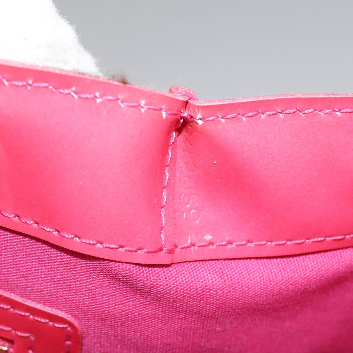 Louis Vuitton Vernis Wilshire Pm Hand Bag Rose Pop M 93643 Auth