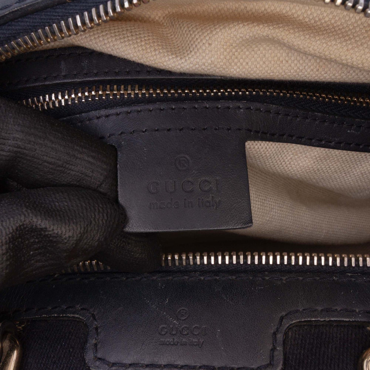 Gucci Medium GG Canvas Web Joy Boston Bag Brown