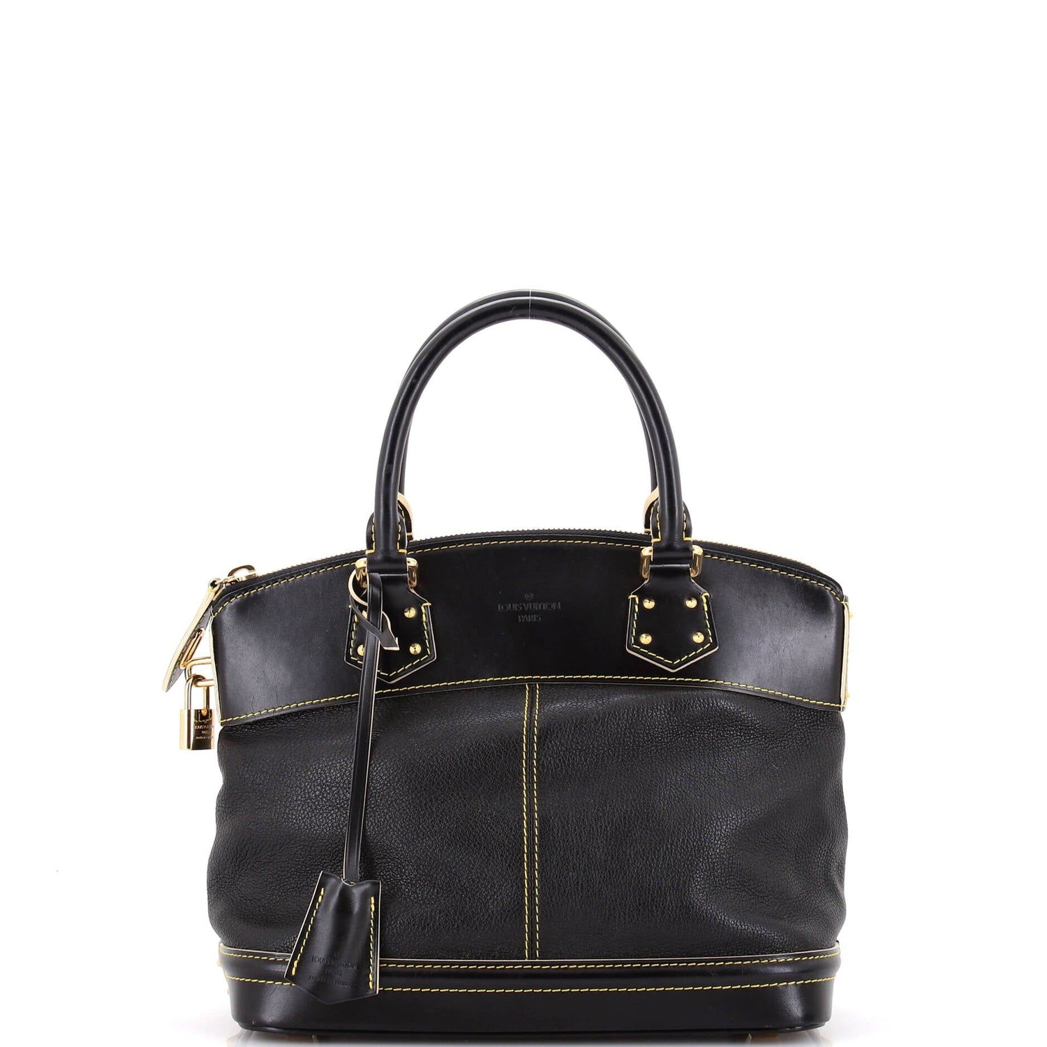 Louis Vuitton Suhali Lockit Handbag Leather Pm