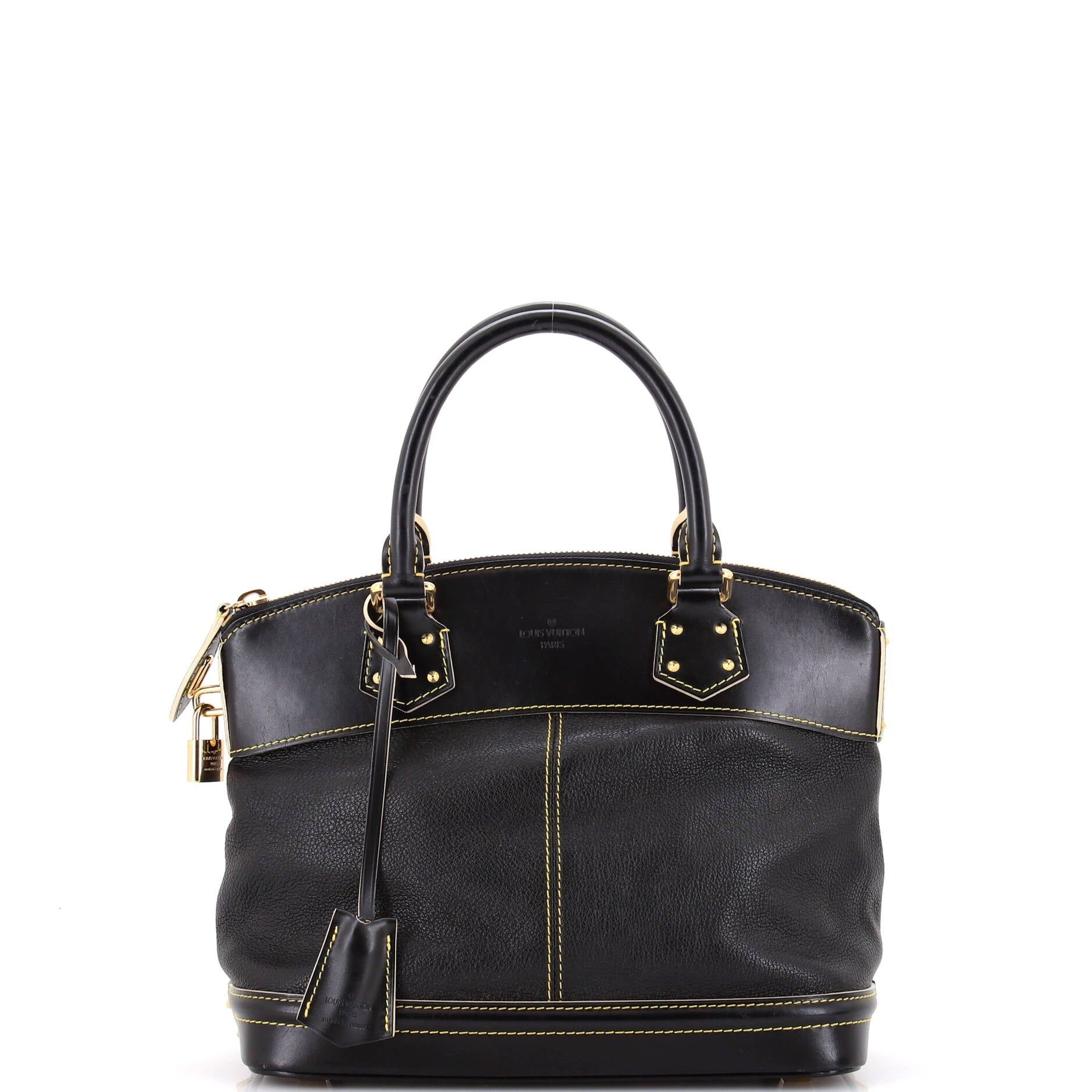 Louis Vuitton Suhali Lockit Handbag Leather Pm
