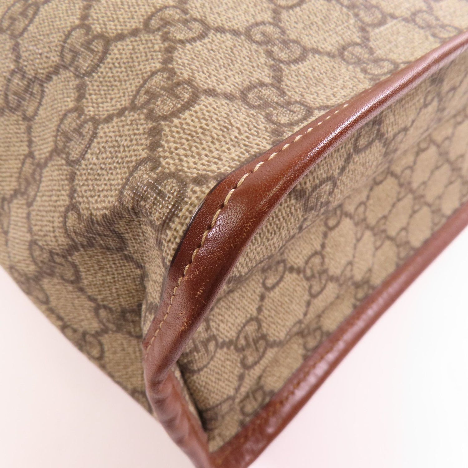 Gucci GG Plus Monogram Small Signature Web Loop Vertical Tote