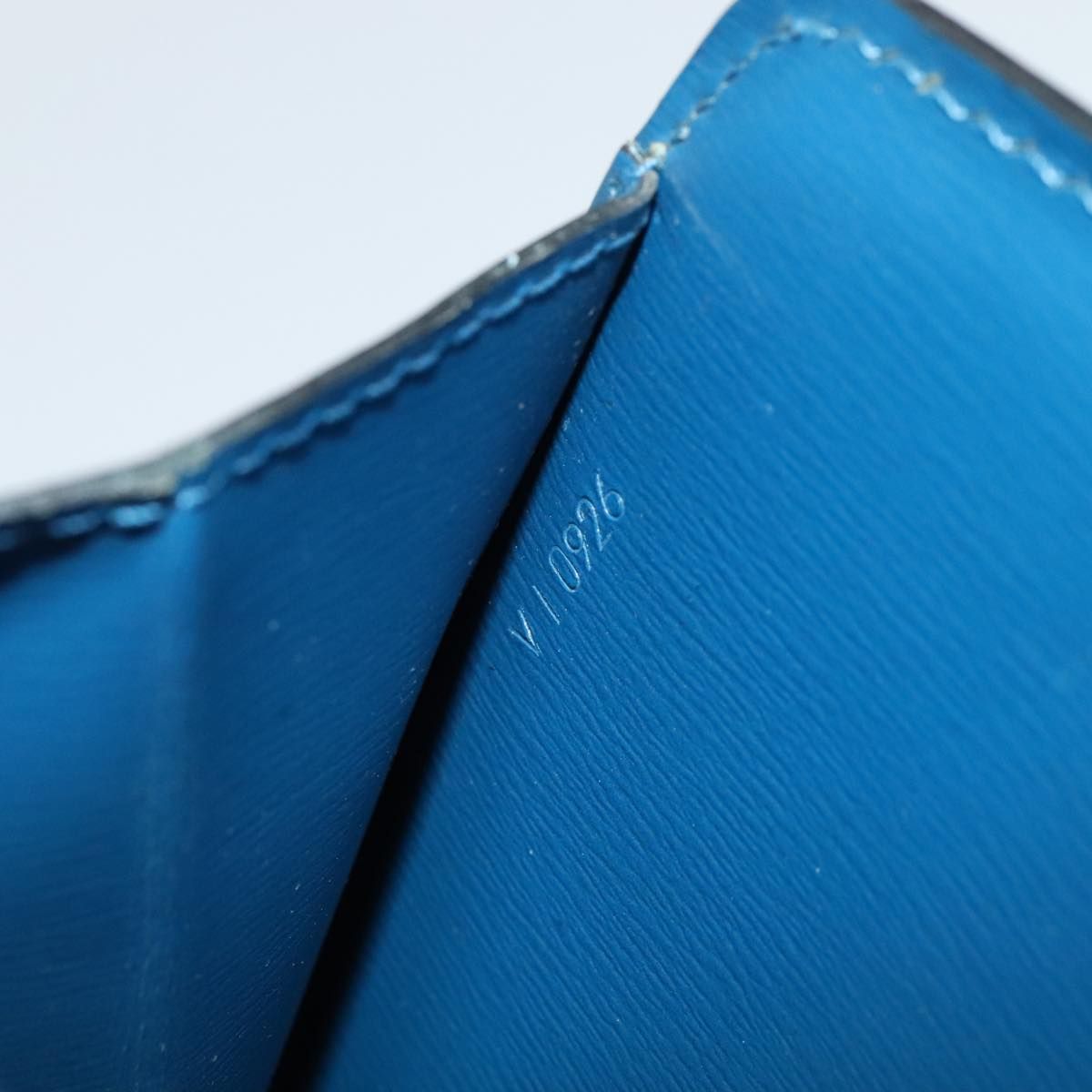 Louis Vuitton Epi Capuchin Shoulder Bag Blue M 52345 Lv Auth
