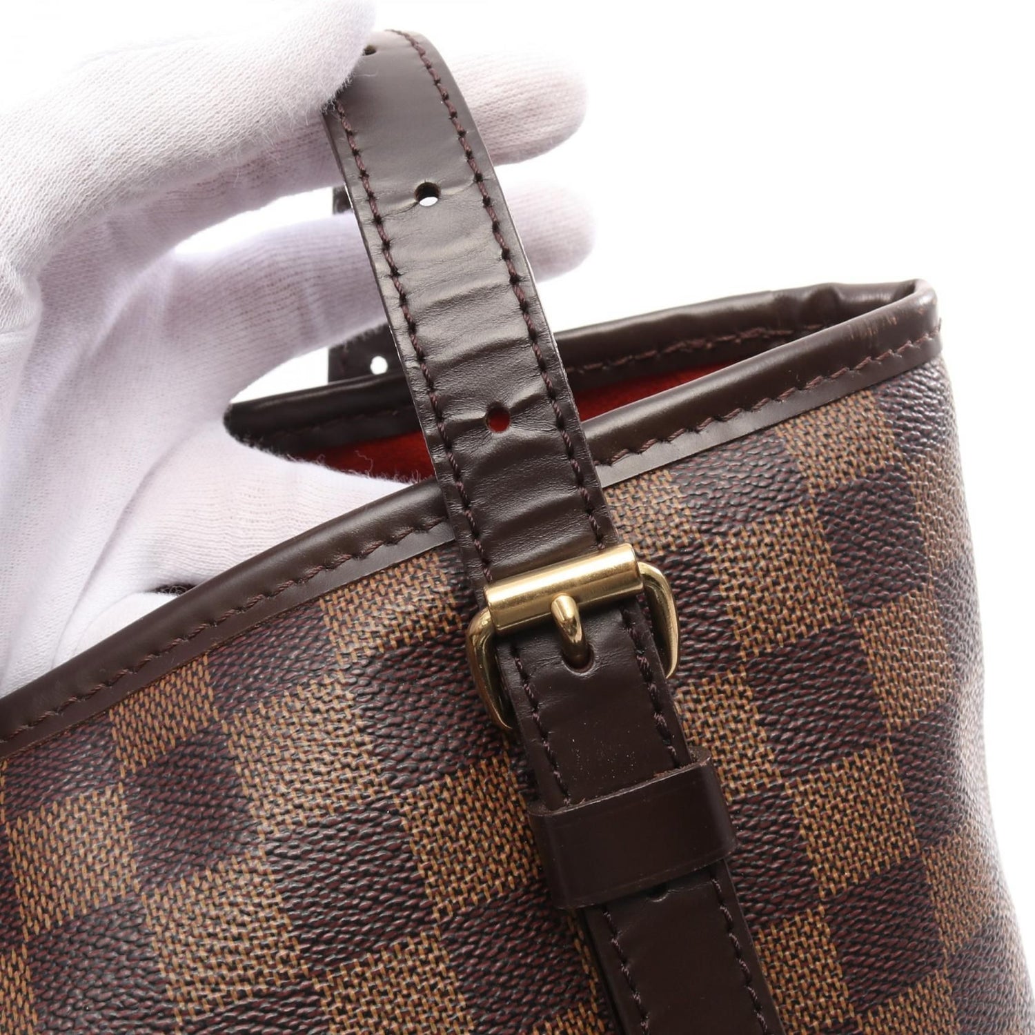Louis Vuitton Bucket Gm Ebene Brown Shoulder Bag N 42236