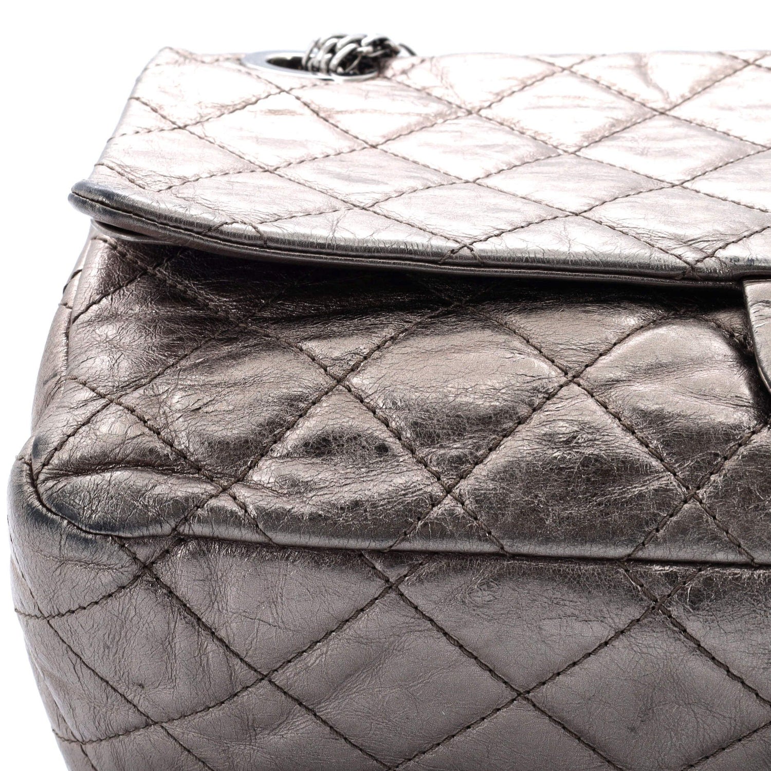 Chanel Reissue 2.55 Flap Bag Quilted Metallic Aged Calfskin 227