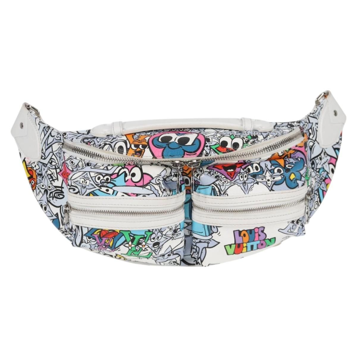Louis Vuitton Monogram Comics Bum Bag Multi Pocket Bag M 21853 Lv Auth