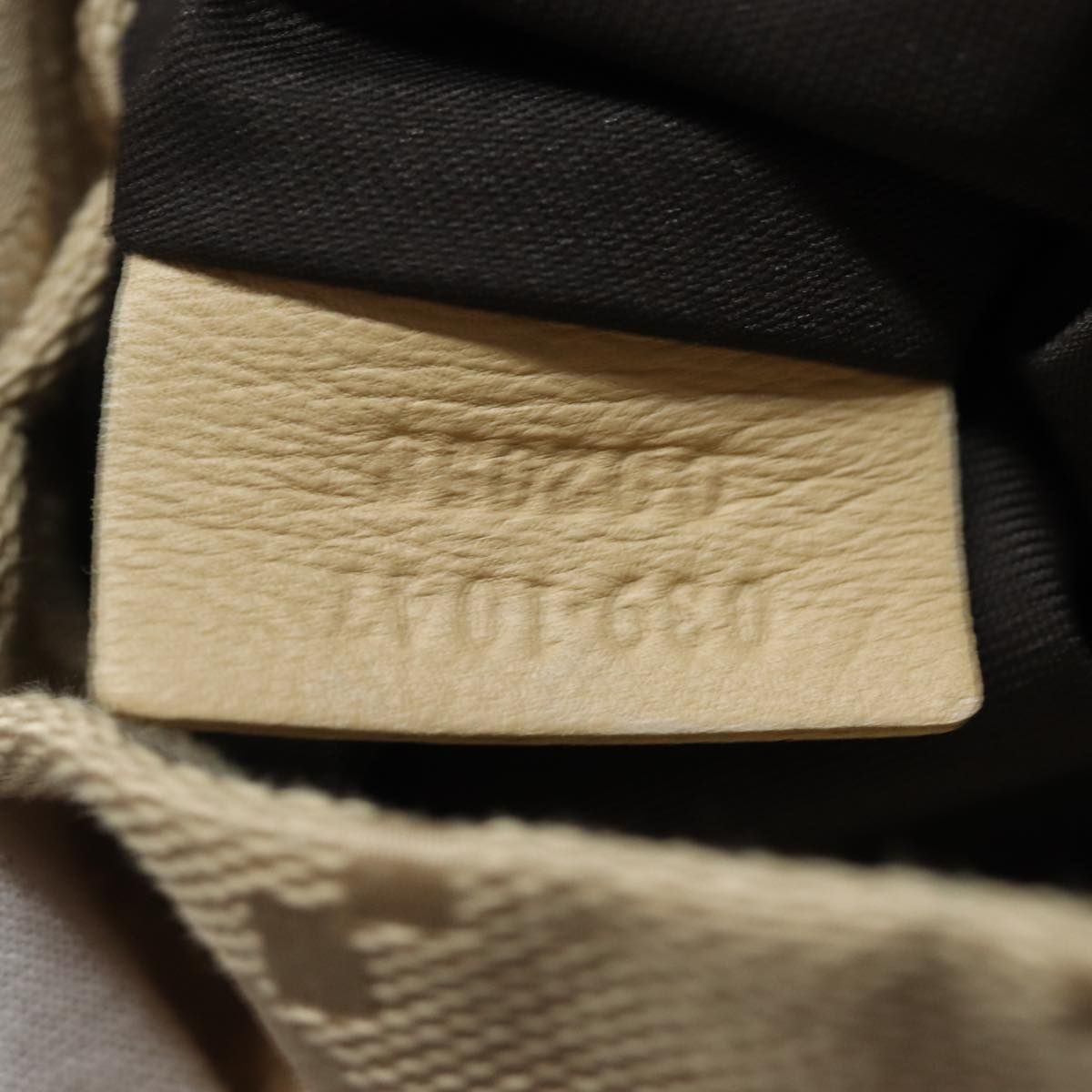 Gucci Gg Canvas Pouch Beige 039 1047 Auth