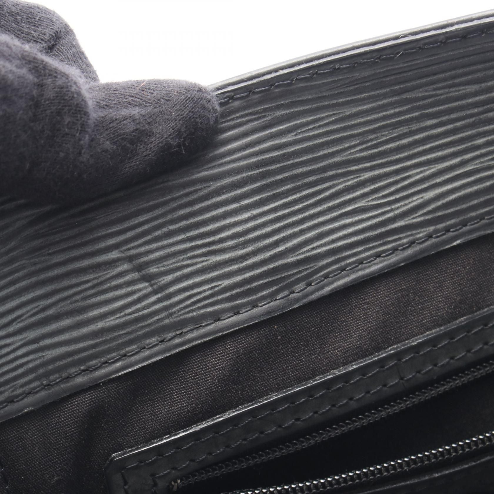 Louis Vuitton Sac Plat Black Tote Bag M 59242