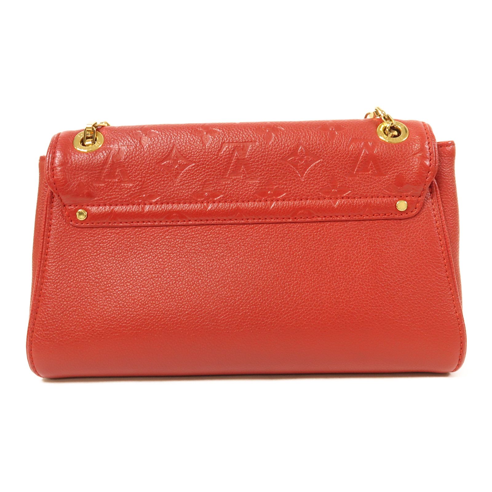 Louis Vuitton Empreinte St.germain Pm Kinxen Shoulder Back Bag Red Shoulder Bag M 48949
