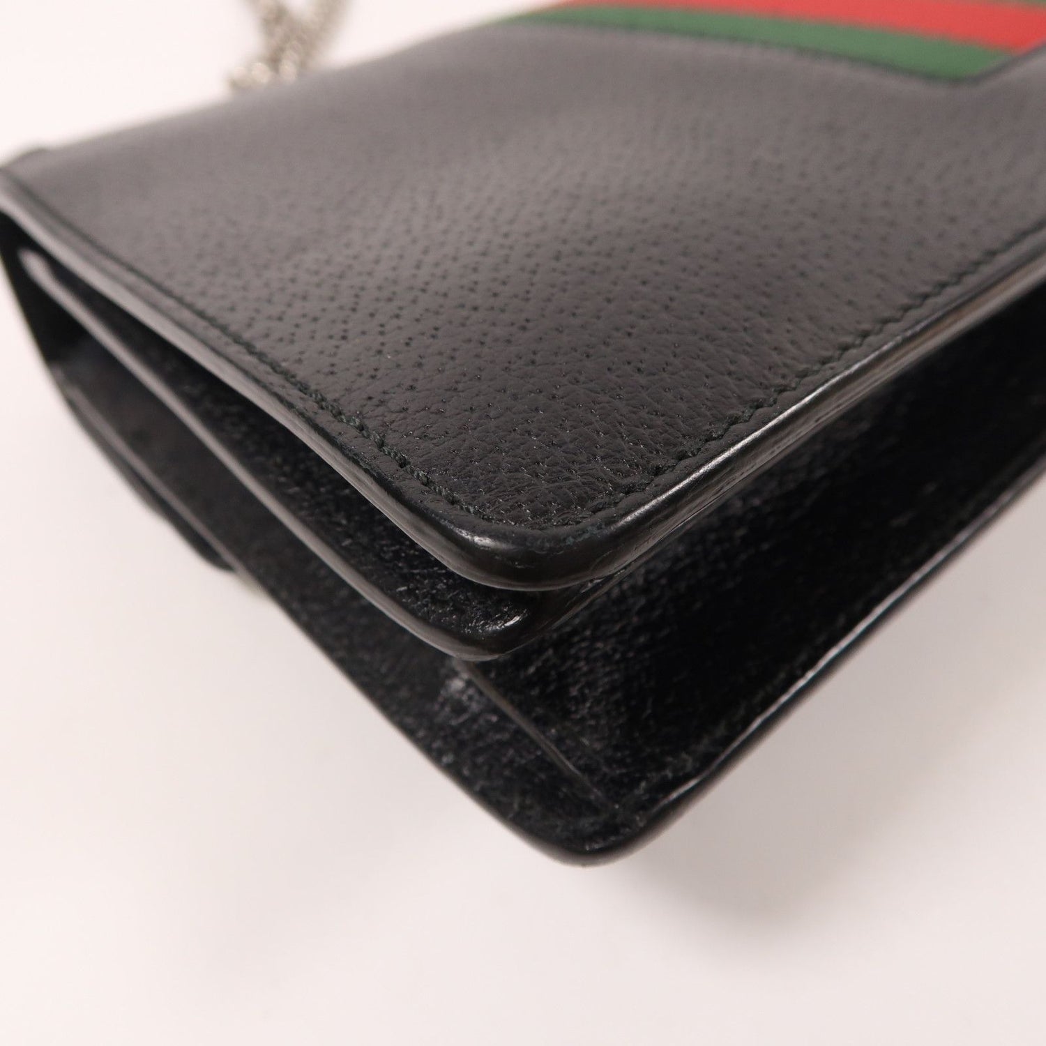 Gucci Cowhide Leather Dionysus Crossbody Back Bag Black Color Shoulder Bag Black Calfskin (cowhide) 4