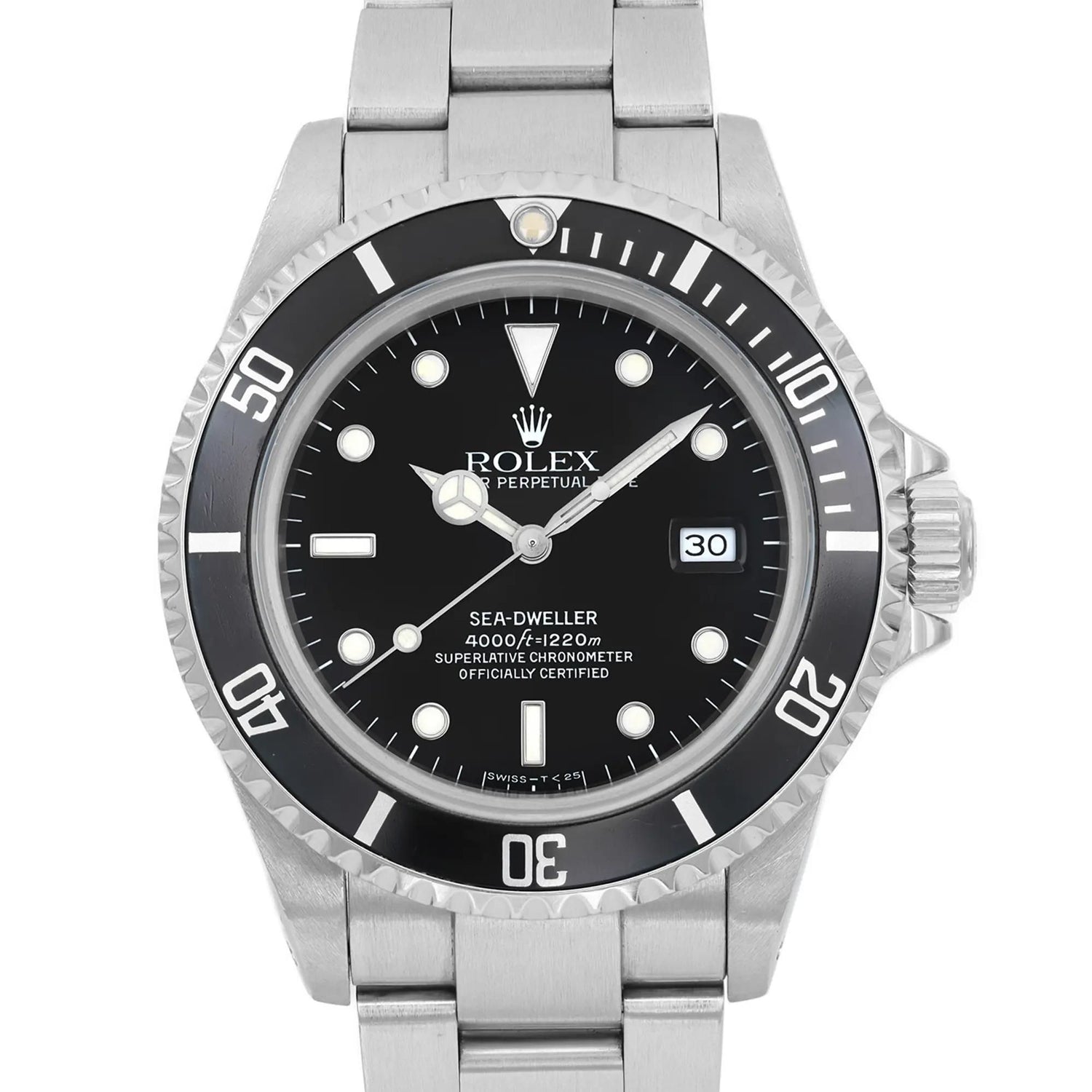 Rolex Sea-dweller Steel Black Dial Automatic Mens Watch 16600