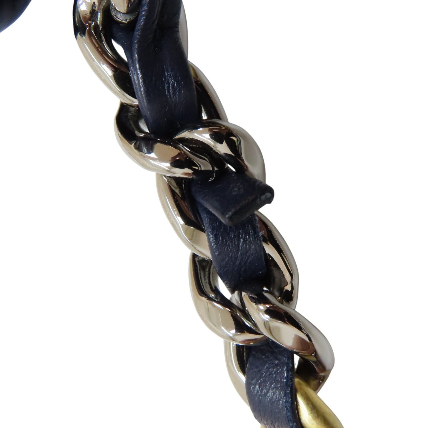 Chanel Matelasse 19 Chain Shoulder Bag Lambskin Blue As 1160