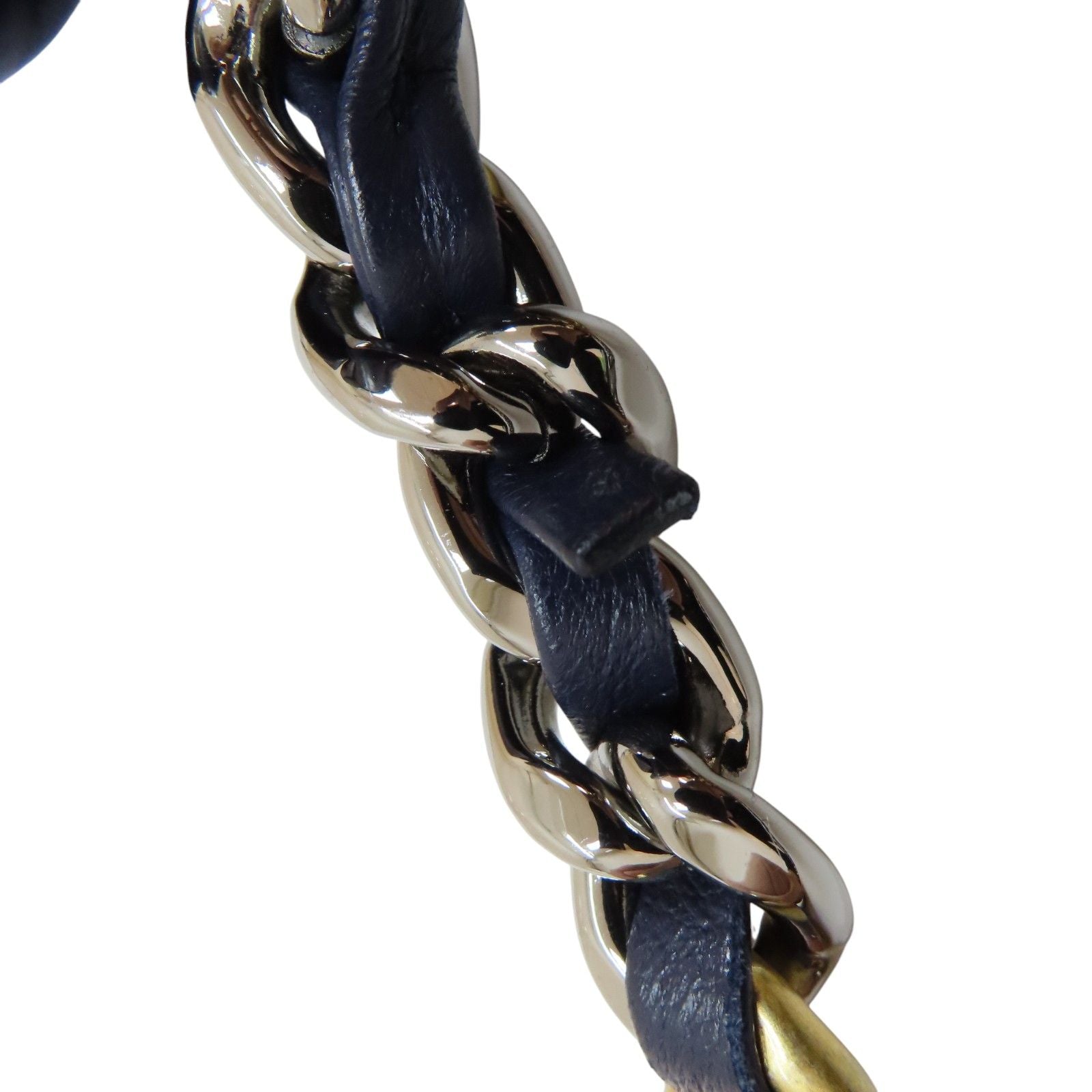 Chanel Matelasse 19 Chain Shoulder Bag Lambskin Blue As 1160