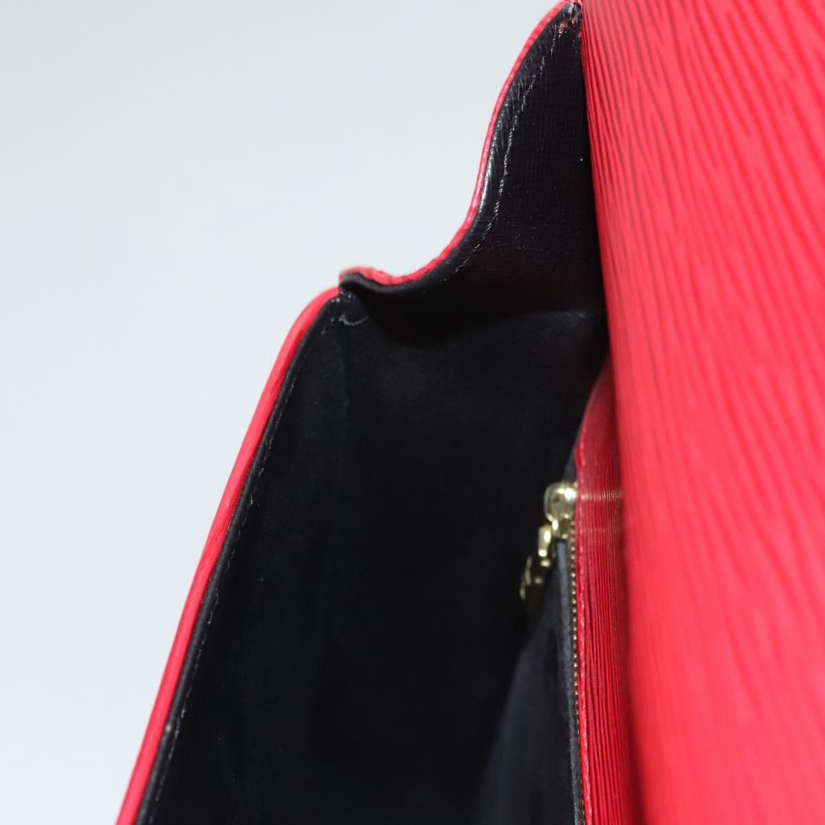 Louis Vuitton Epi Saint Cloud Gm Shoulder Bag Red M 52197 Lv Auth