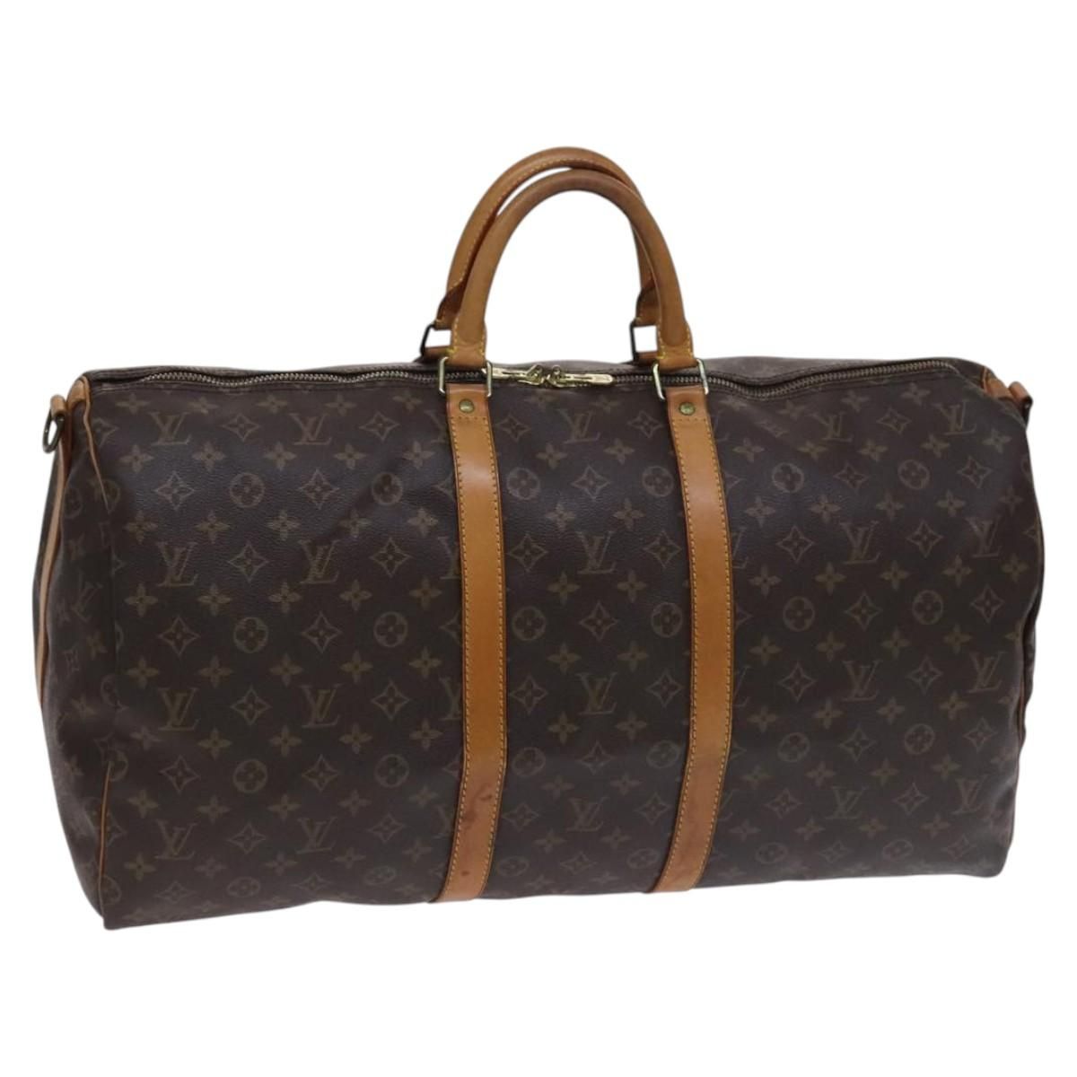 Louis Vuitton Monogram Keepall Bandouliere 55 Boston Bag M 41414 Lv Auth