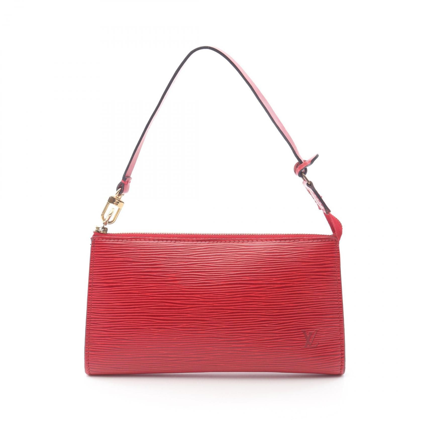 Louis Vuitton Pochette Accessoires Castilian Red Red Handbag M 52957