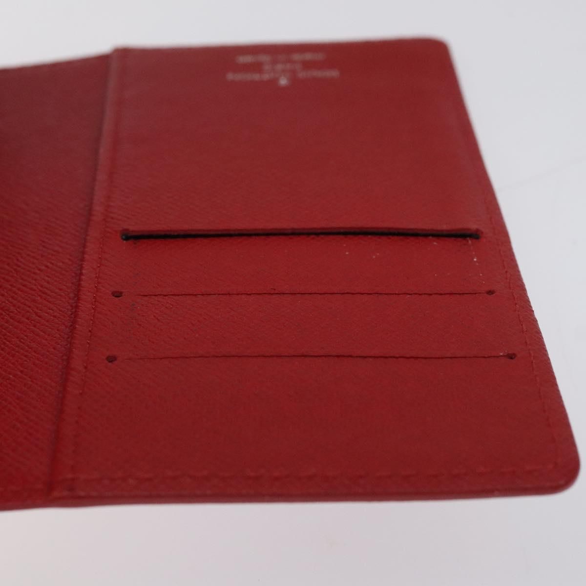 Louis Vuitton Epi Agenda Pm Day Planner Cover Red R 20057 Lv Auth