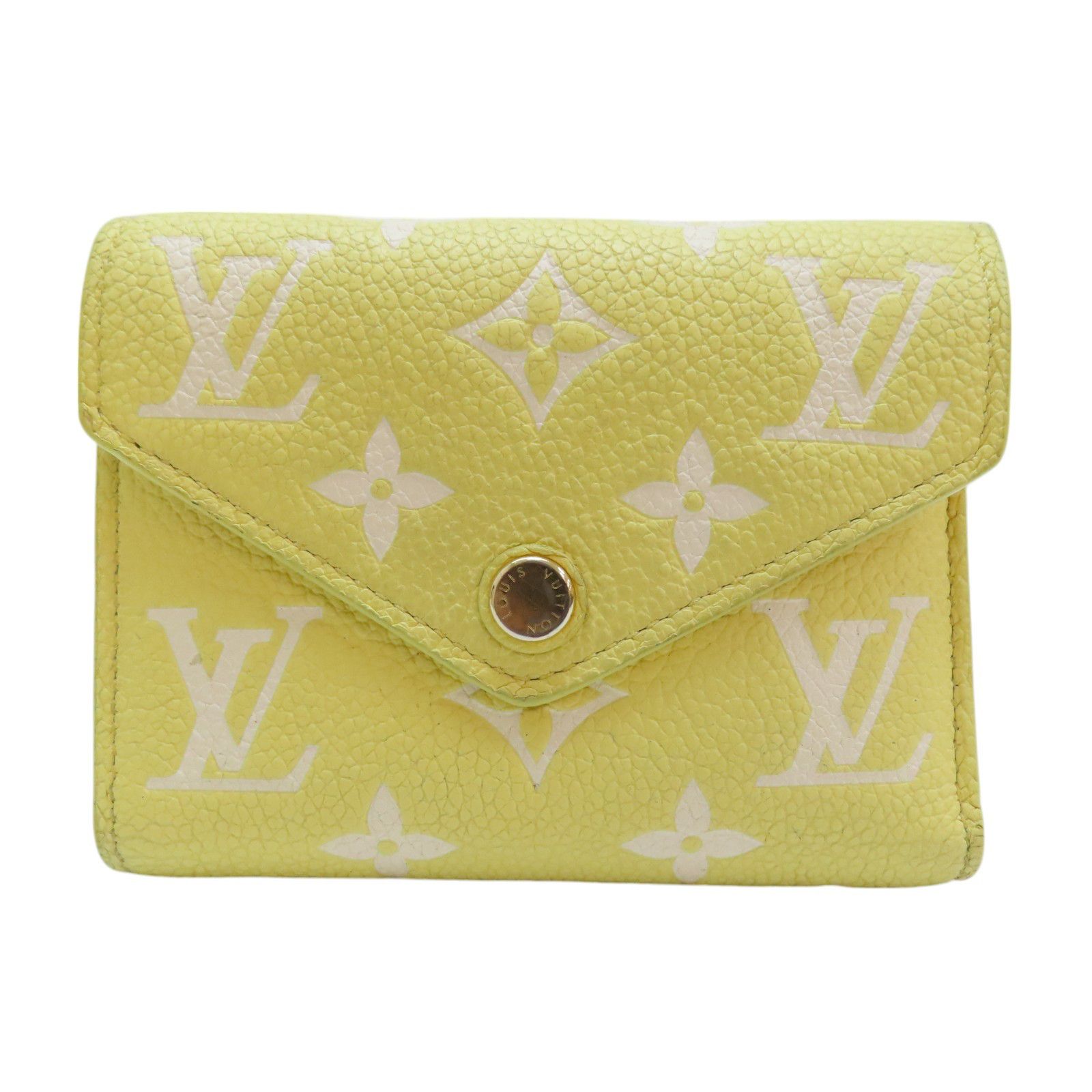 Louis Vuitton Victorine Small Wallet Empreinte Yellow M 81428