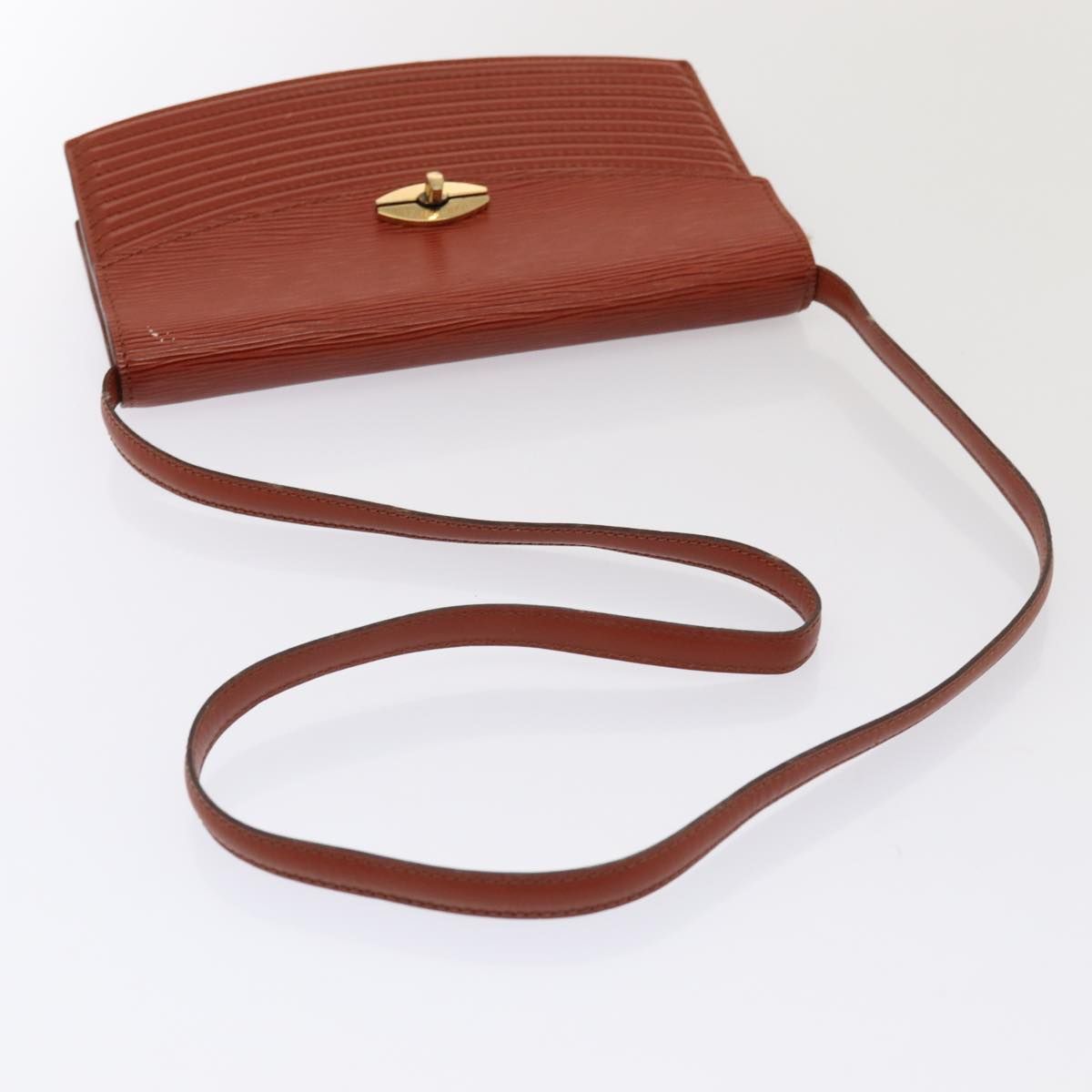 Louis Vuitton Epi Prebourg Shoulder Bag Brown M 52563 Lv Auth