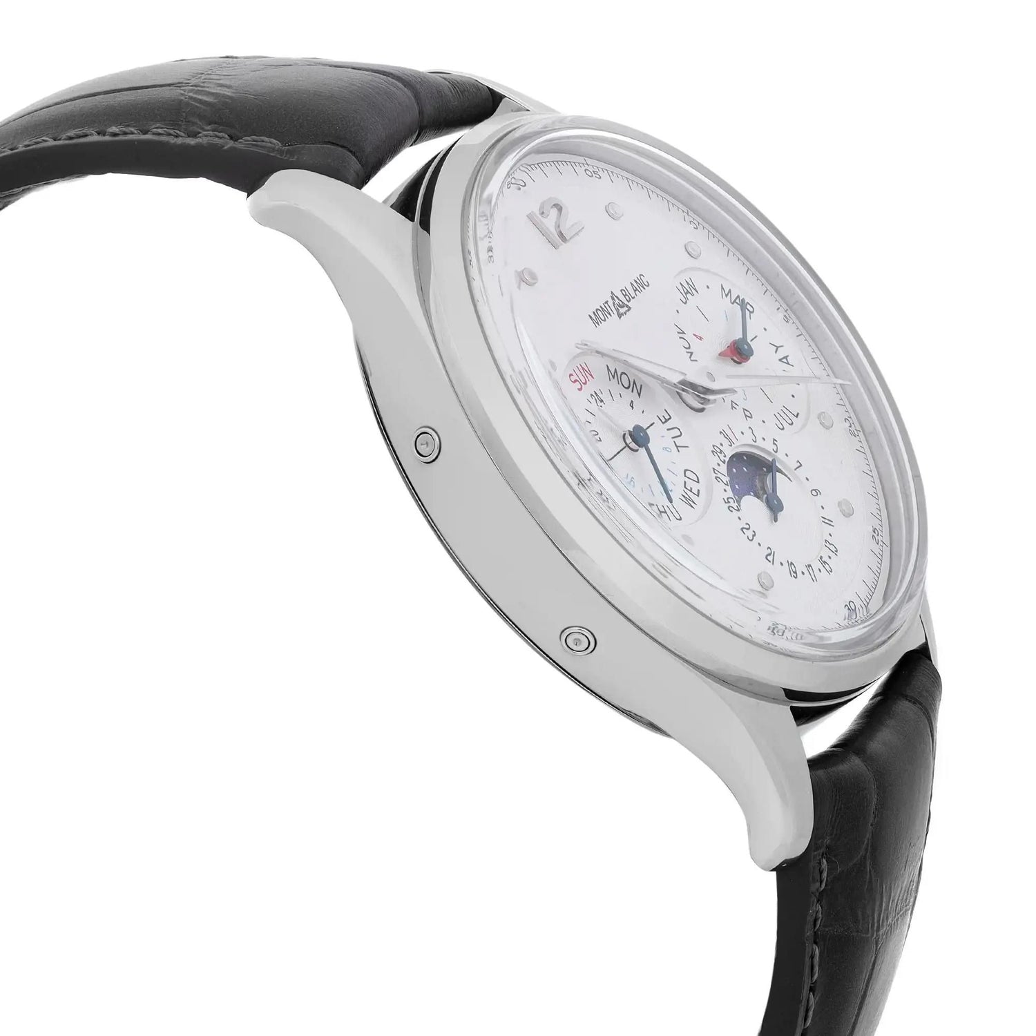 Montblanc Heritage Perpetual Calendar Steel White Dial Automatic Watch MB119925