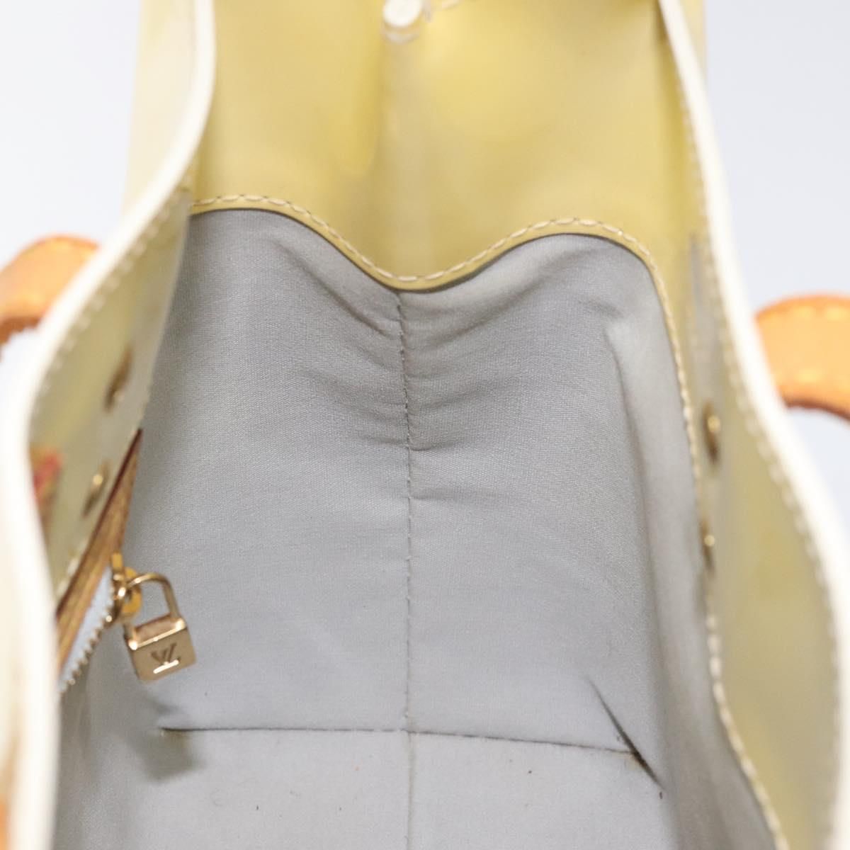 Louis Vuitton Vernis Reade Pm Hand Bag Perle M 91336 Lv Auth