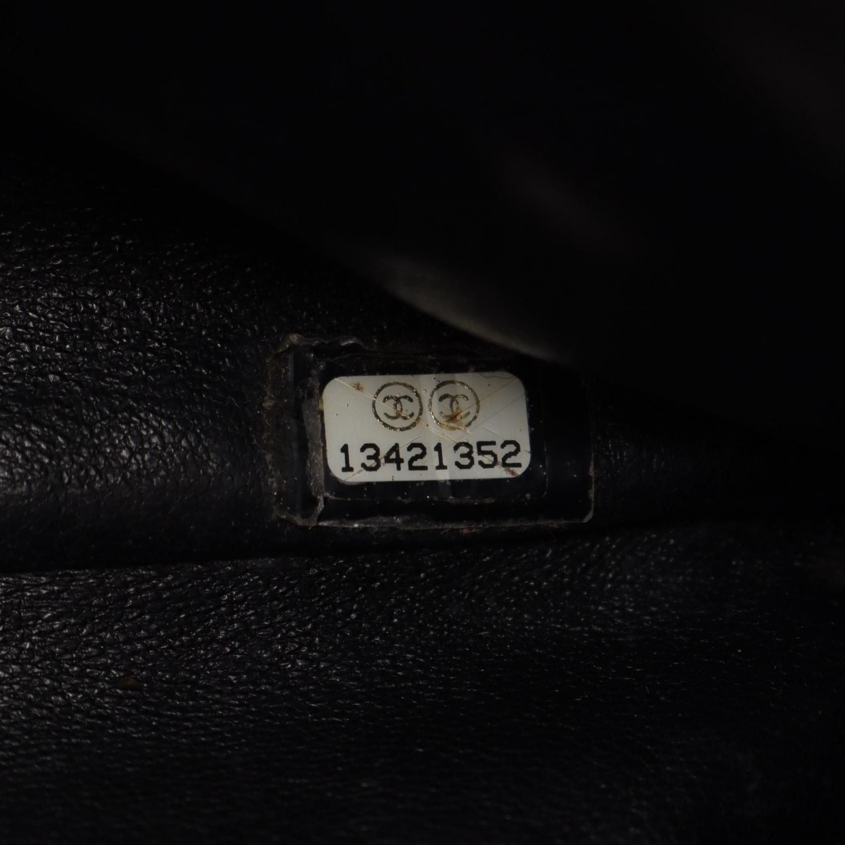 Chanel Black Big Matelasse 34 Shoulder Bag Calfskin (cowhide)